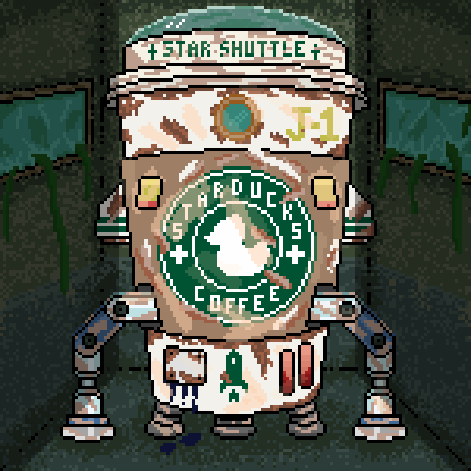 STARDUCKS SPACE COFFEE SERVICE #1/23