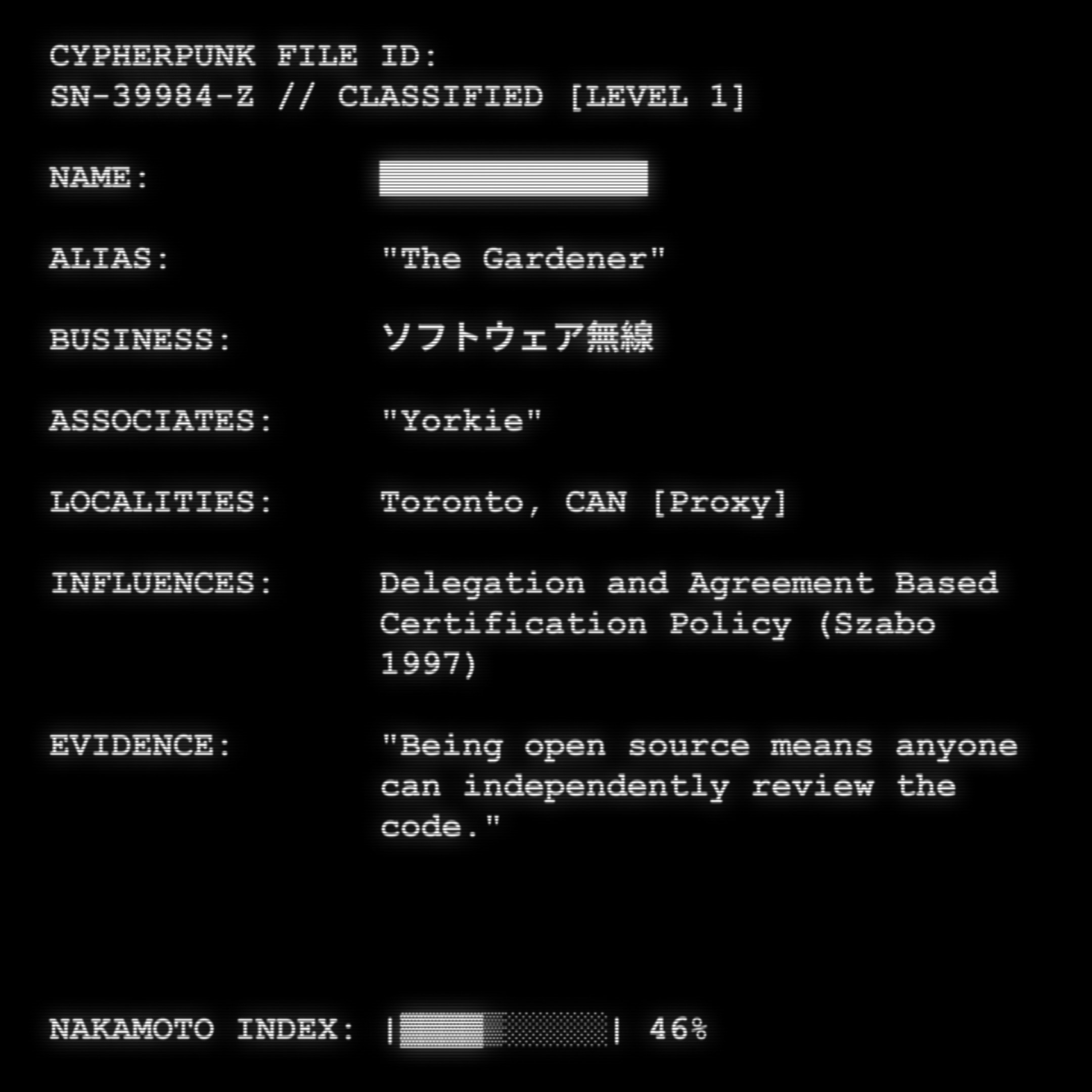 CYPHERPUNK FILES #5974