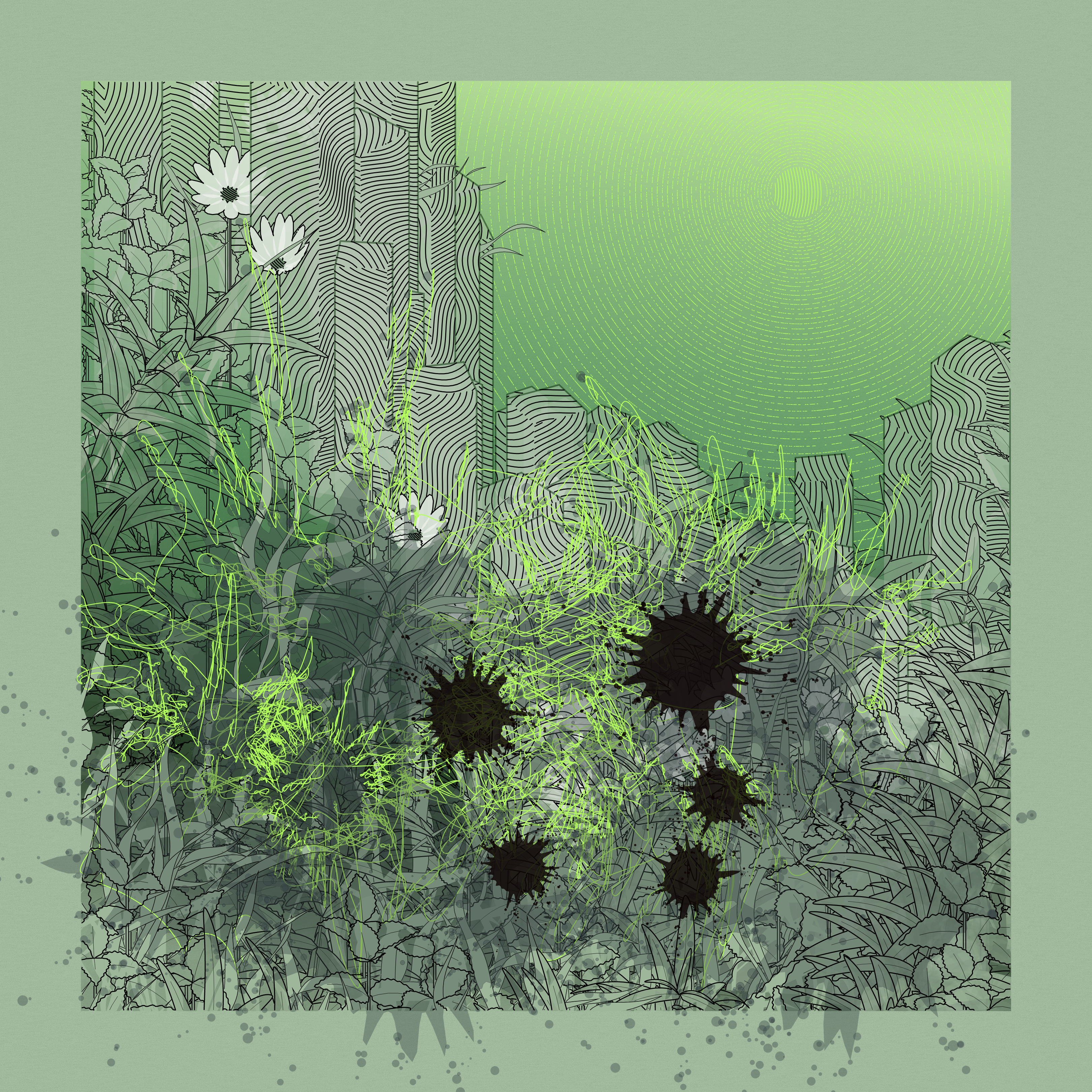 Landscape with Carbon Capture #666