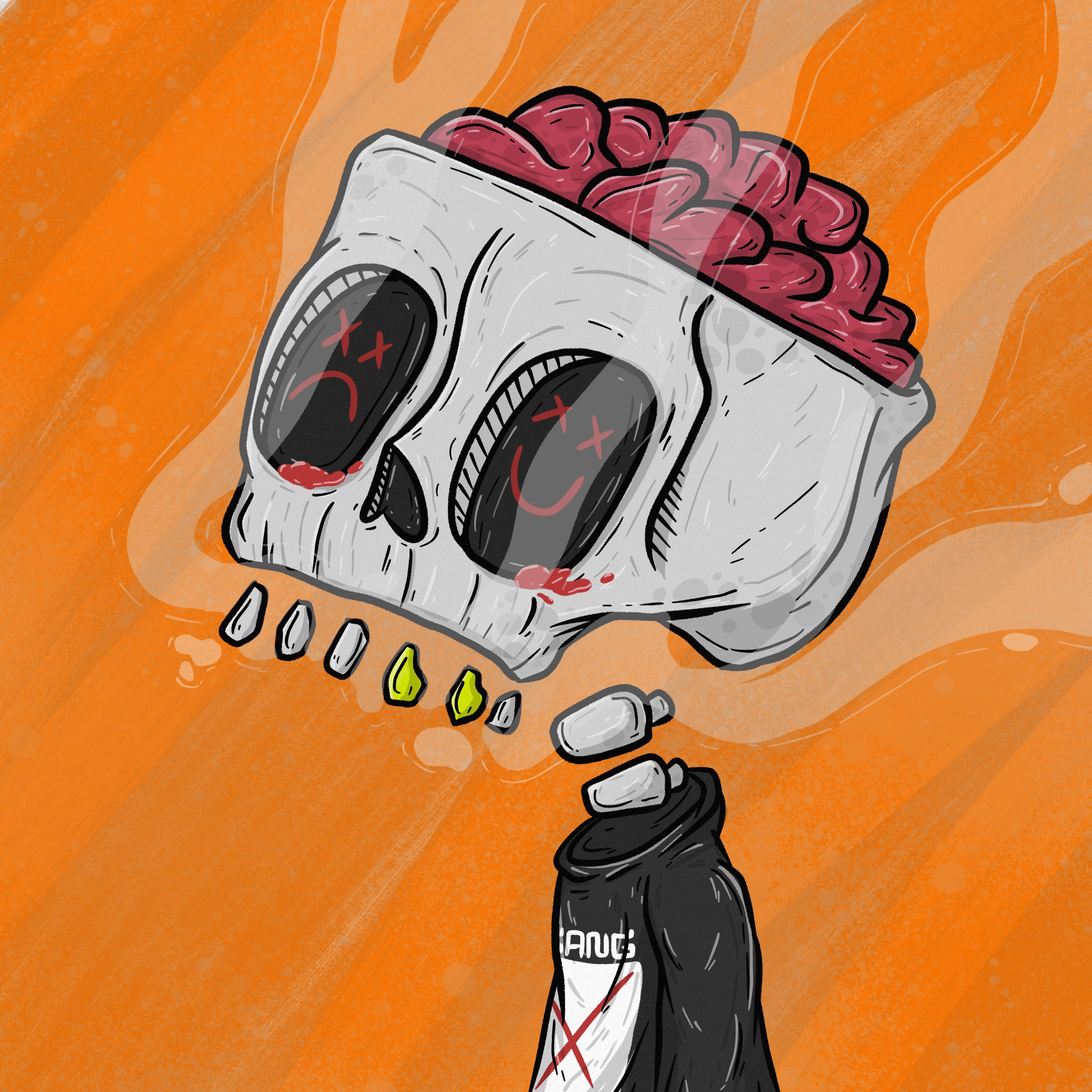 Almost Fancy Skull #57 - cfour