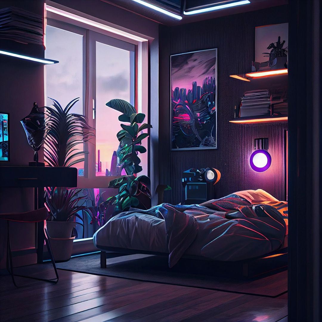Cyber Flat-Bedroom #22/50
