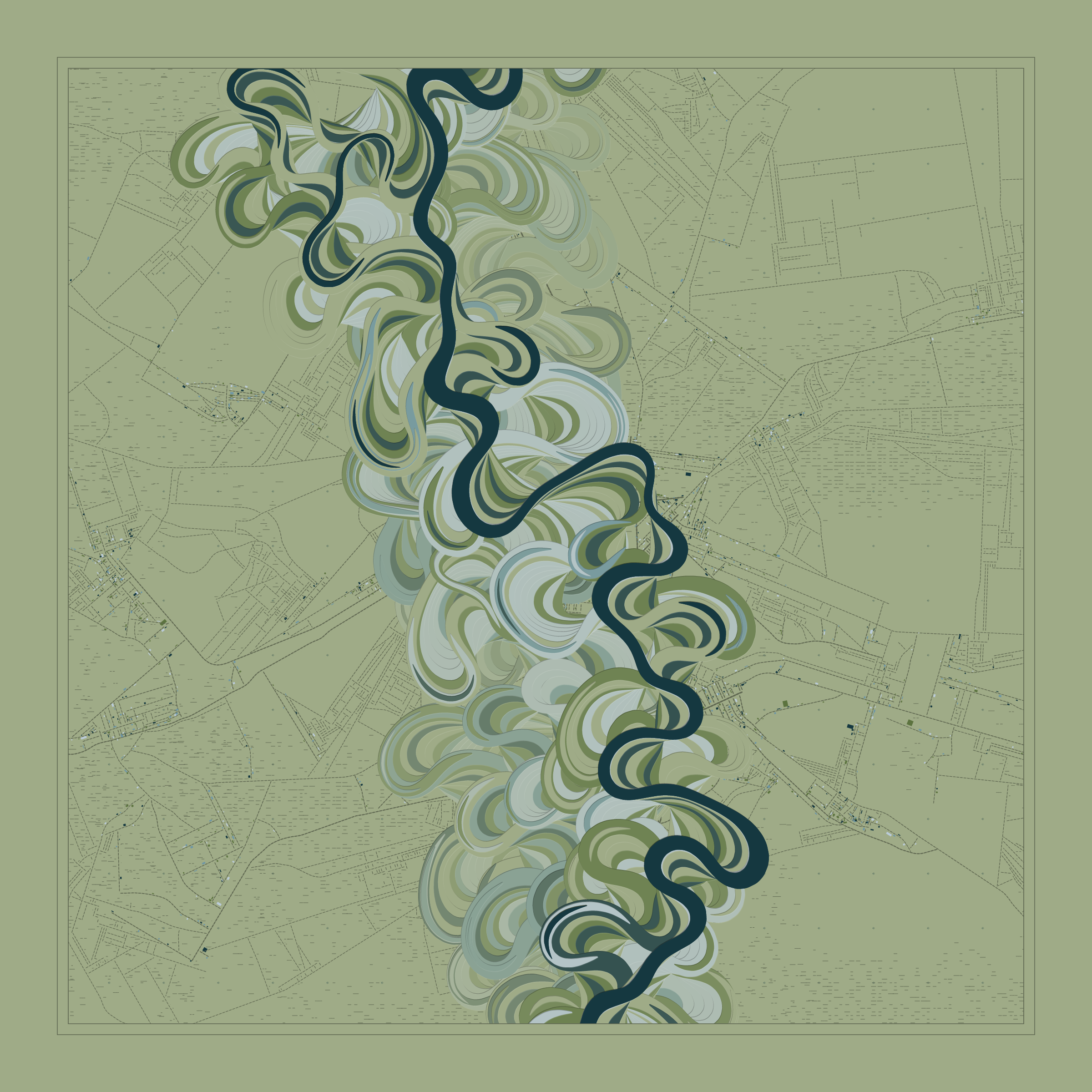 Ancient Courses of Fictional Rivers #757