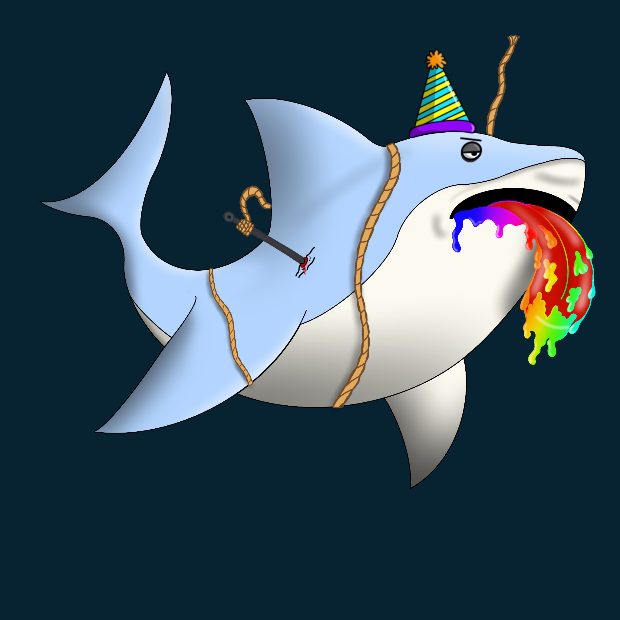 Wavy Shark #1843