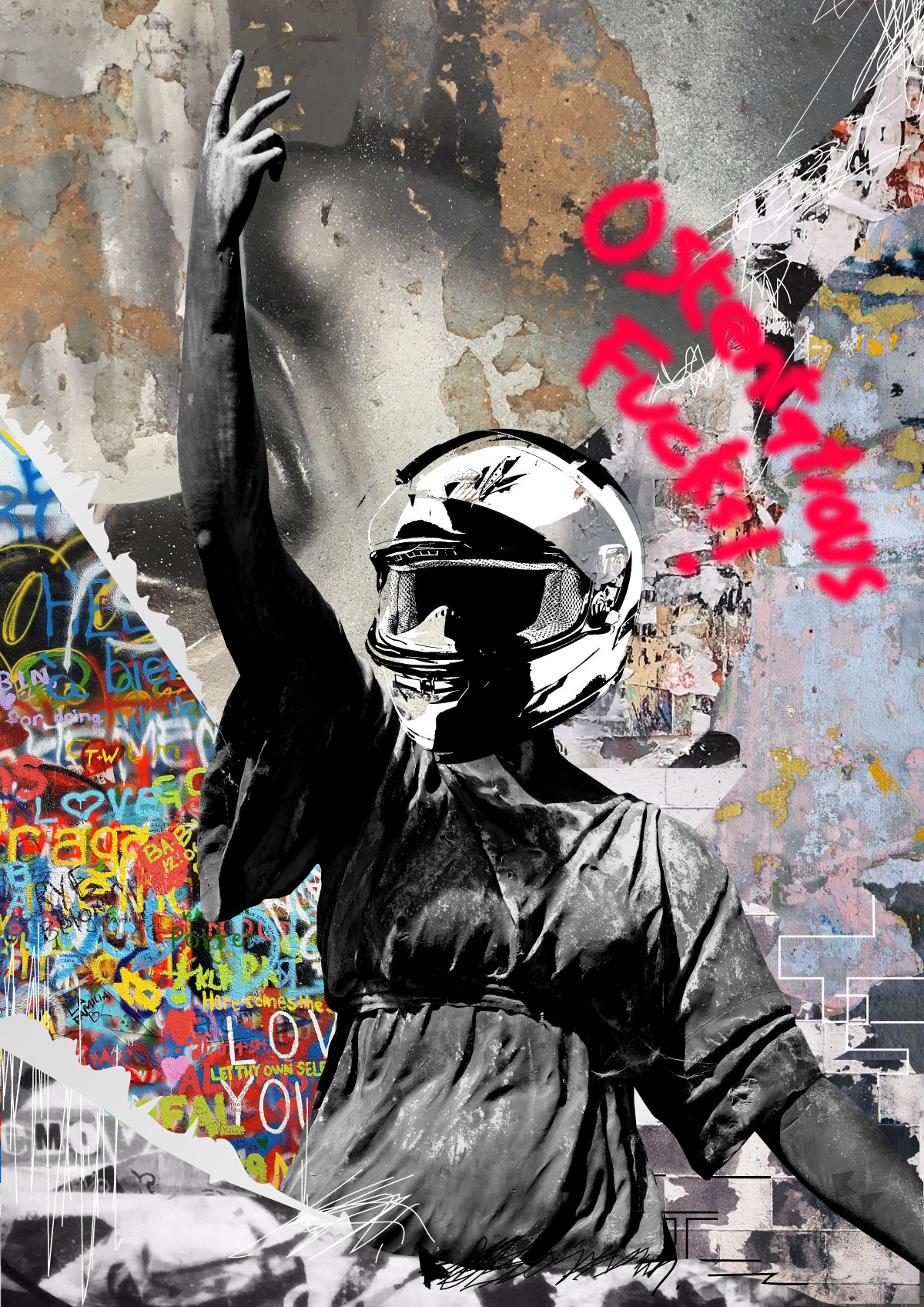 Visors up to the ostentatious fucks