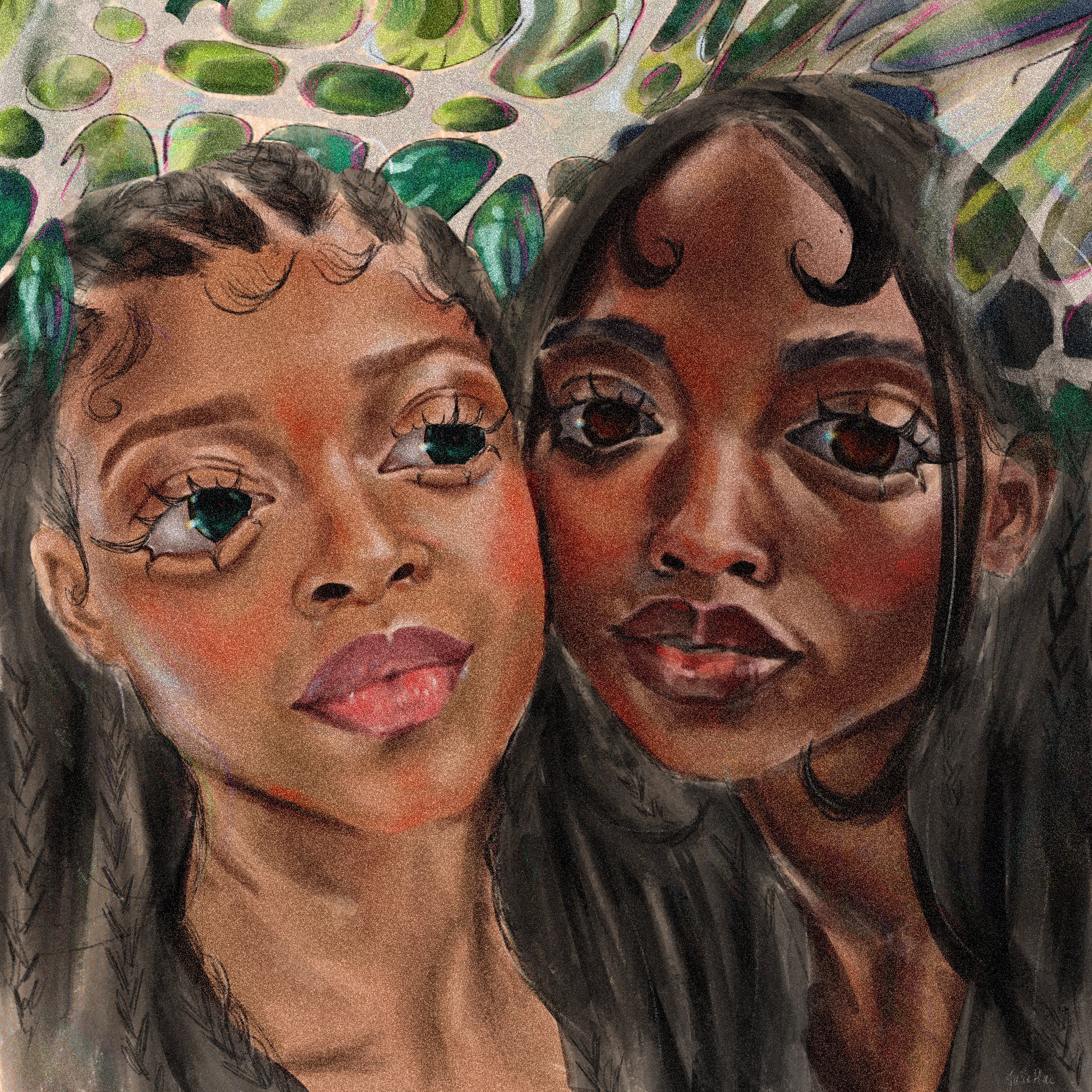 They stare at me, I stare at you