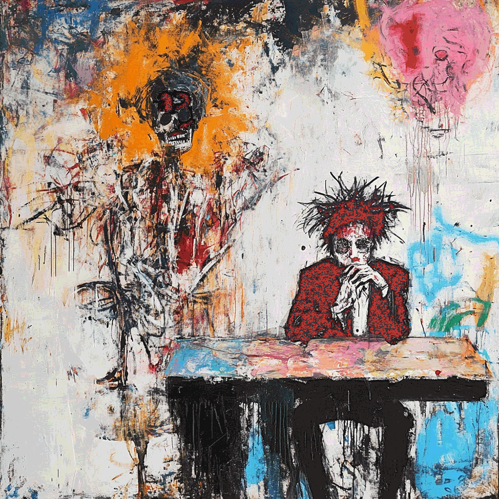 Broken Down Daydreaming at the Desk'