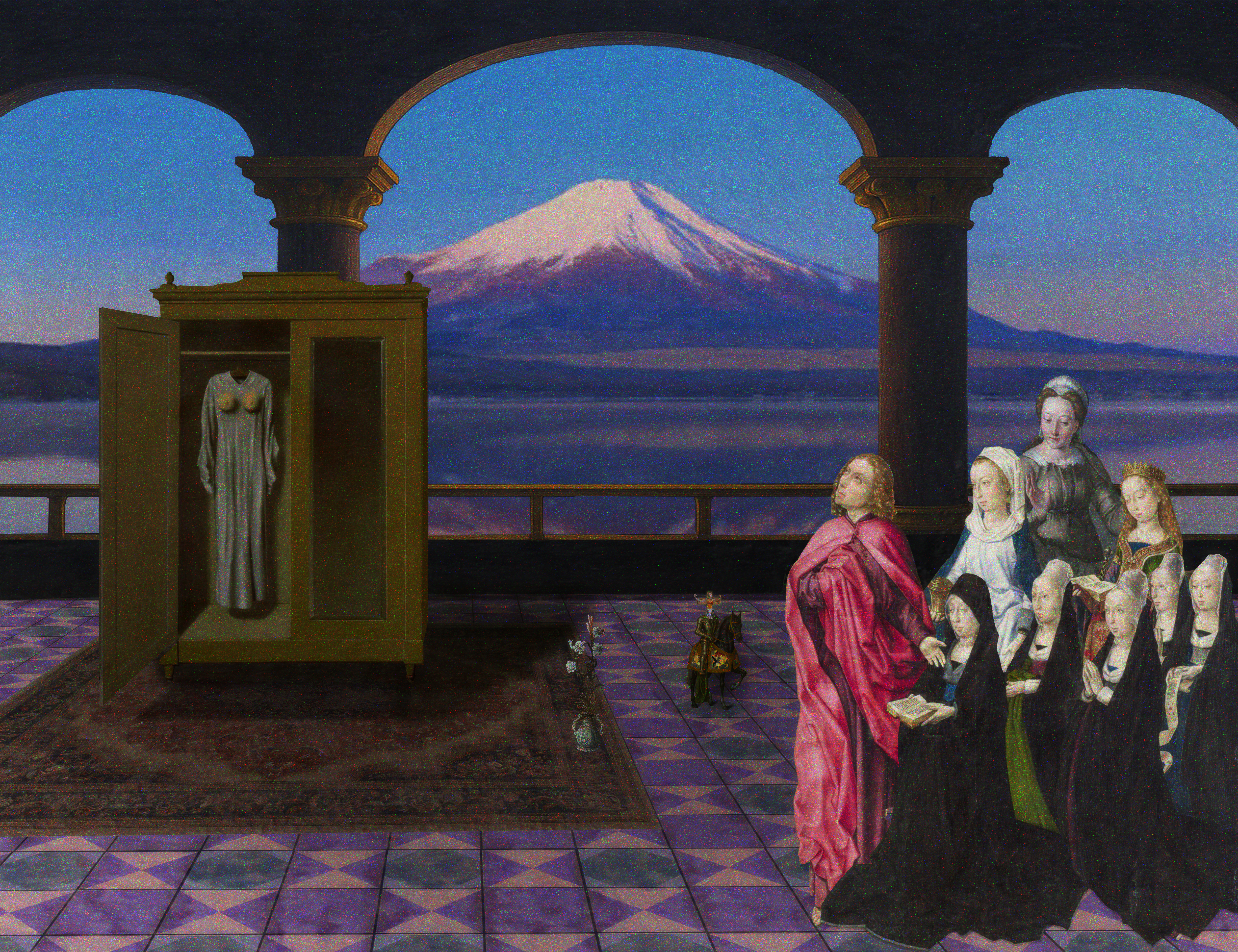 The Pilgrim’s Living Room Crucifixion; Mona Lisa Hyper-Gamble #77