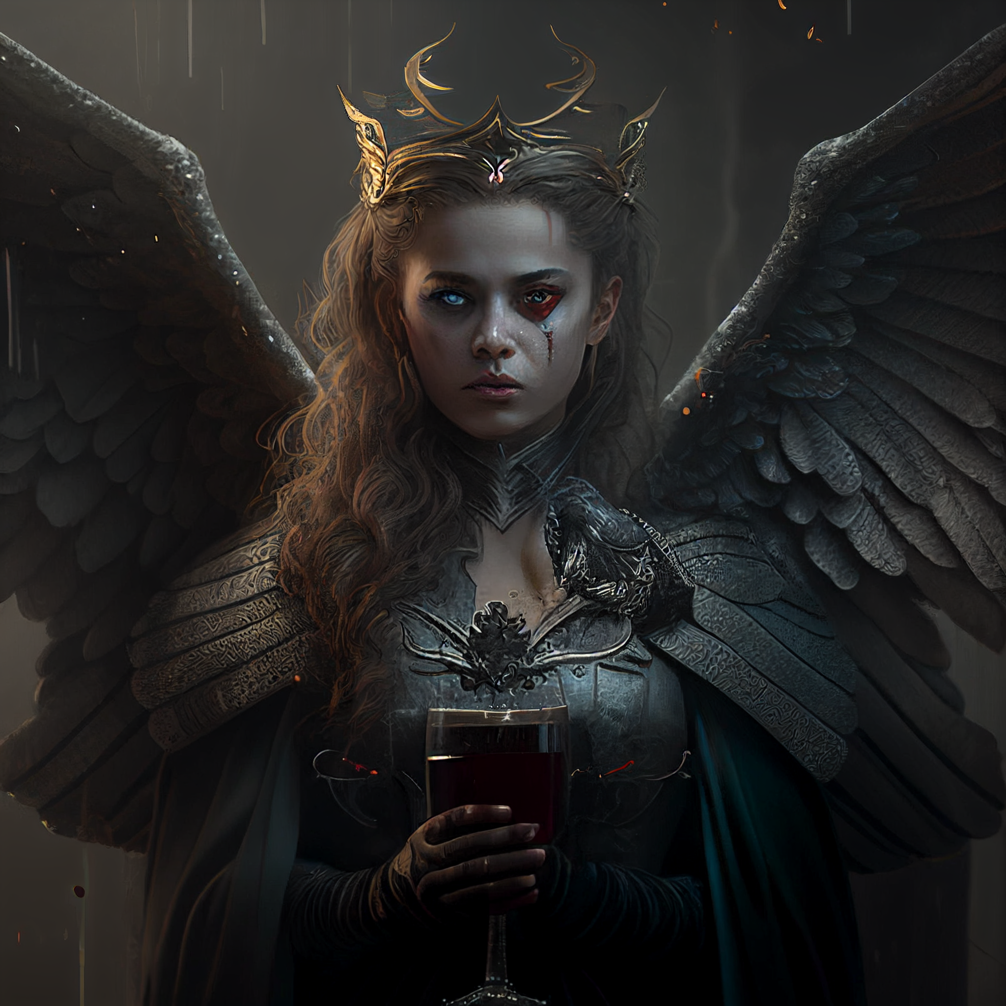 Dark Tarot Card #14: Temperance