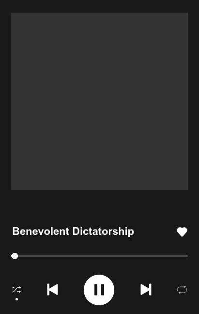 Benevolent Dictatorship
