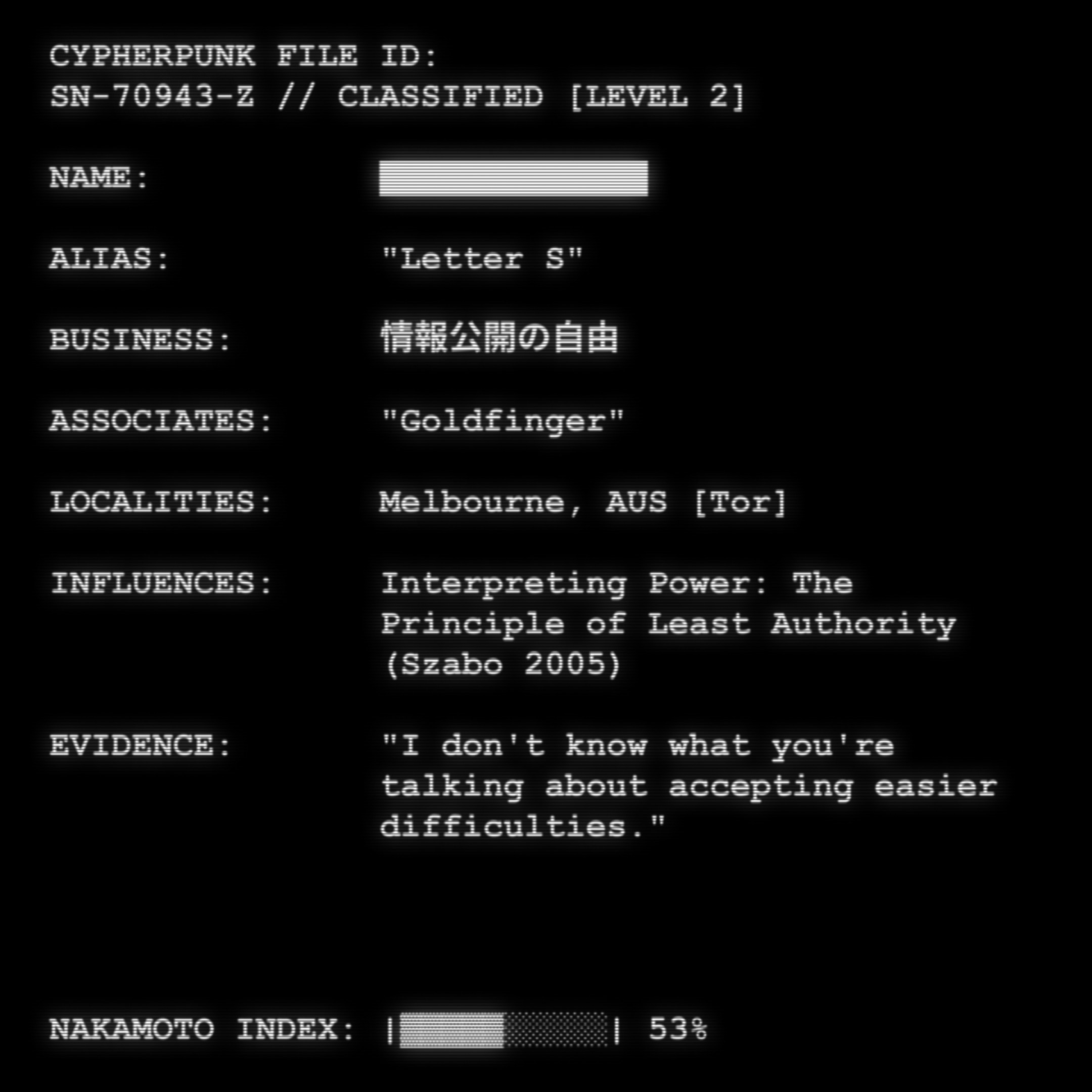 CYPHERPUNK FILES #5927