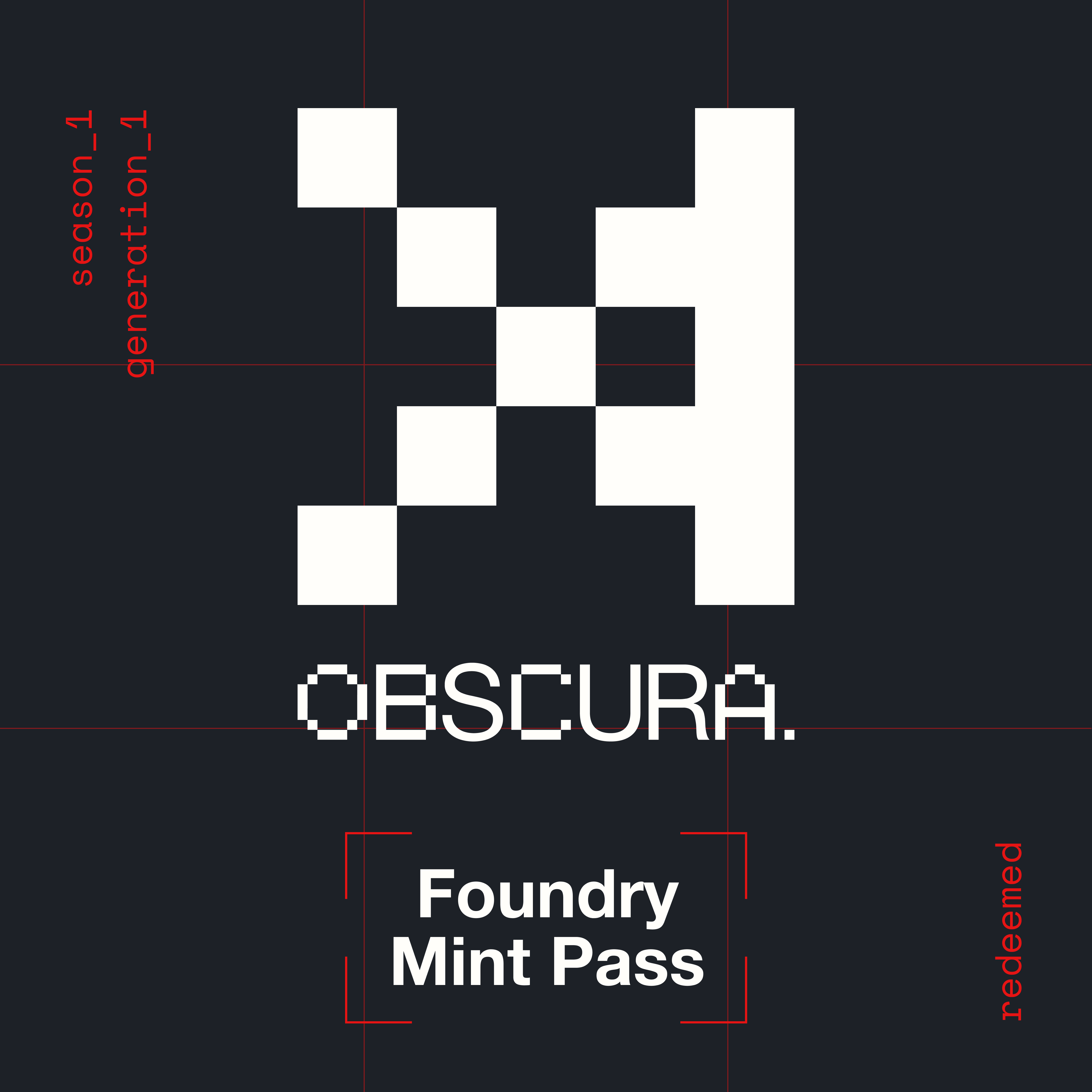 Obscura Foundry Mint Pass #4  (redeemed)