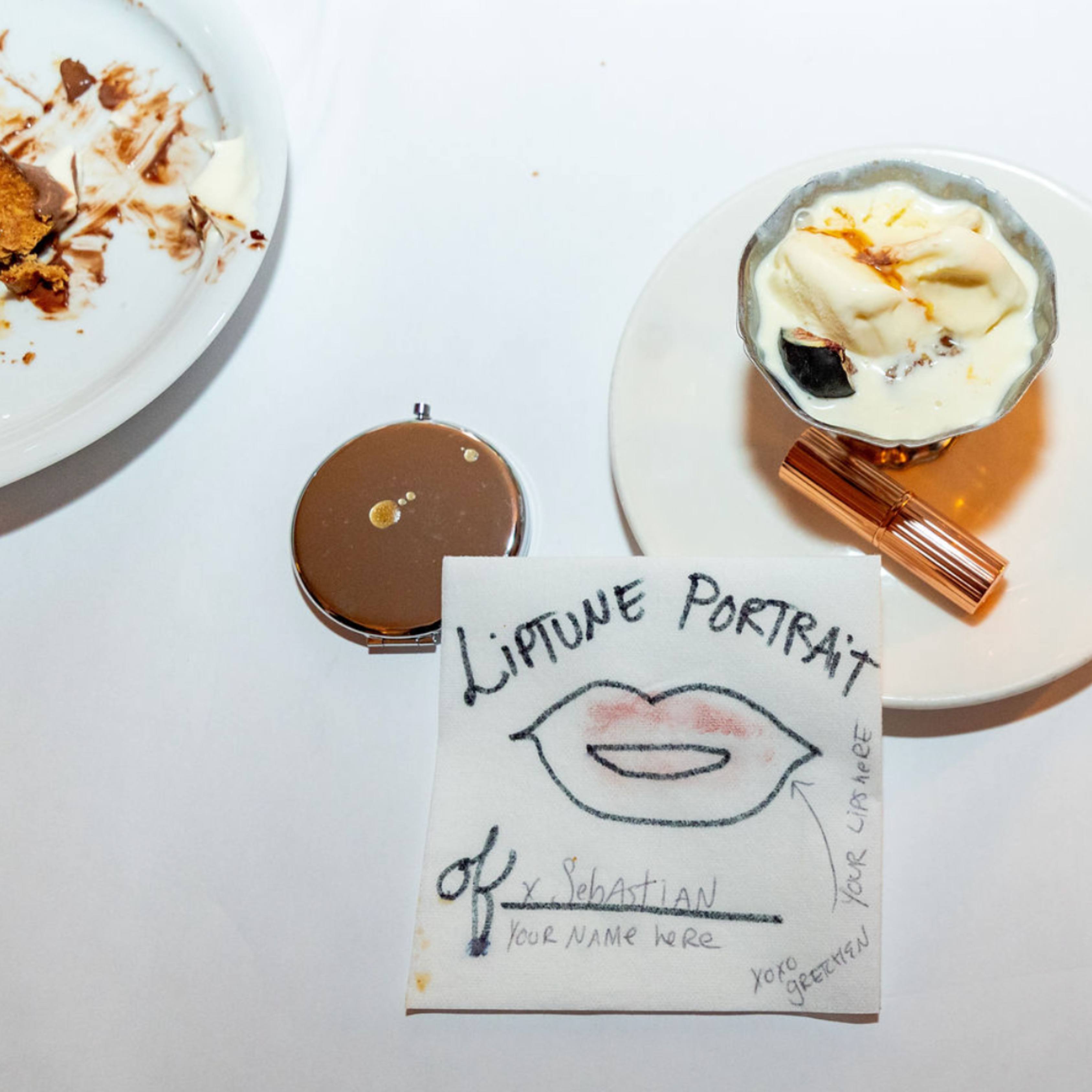 Gretchen Andrew, Napkin #3 (Sebastian)