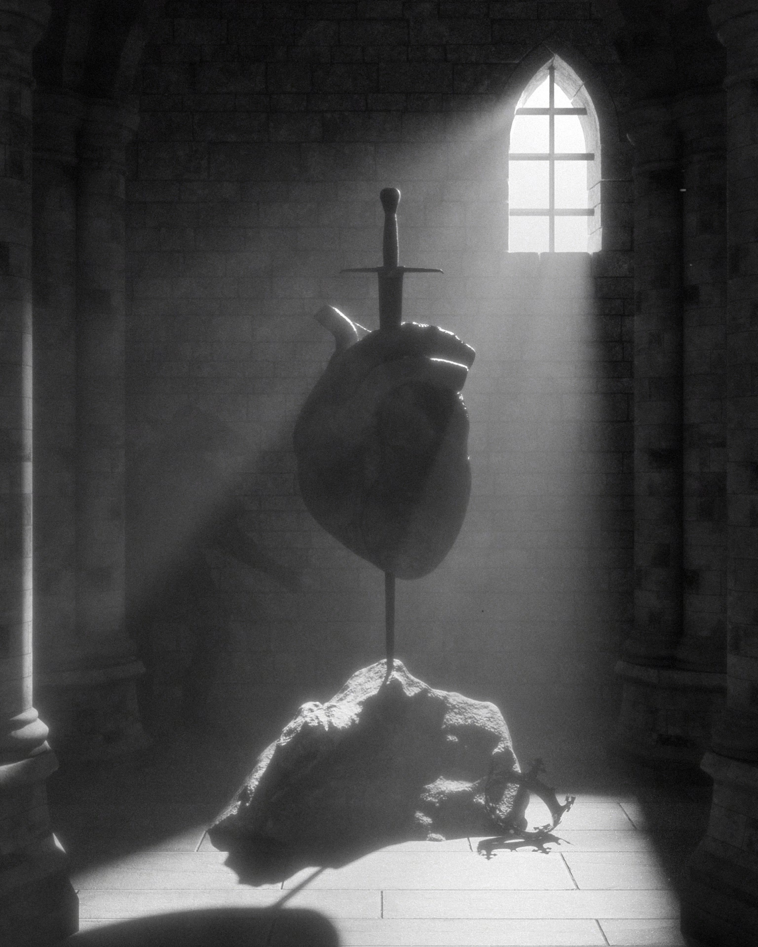My heart beats in shades of gray