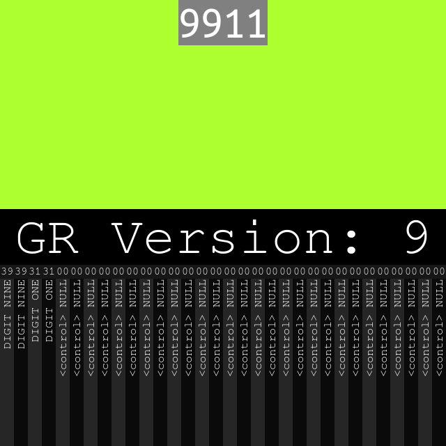 9911 (GR version 9)