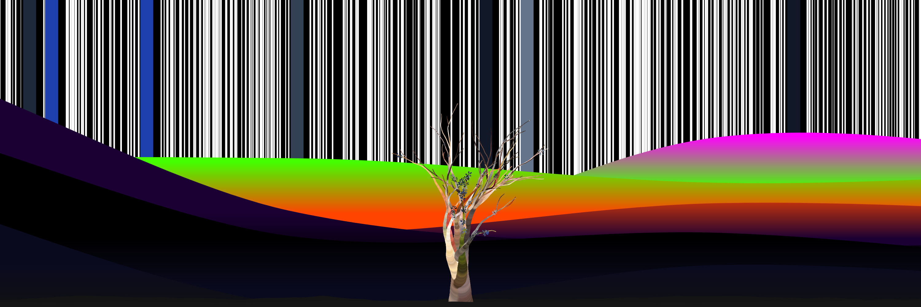Coded Flowering Banner #007