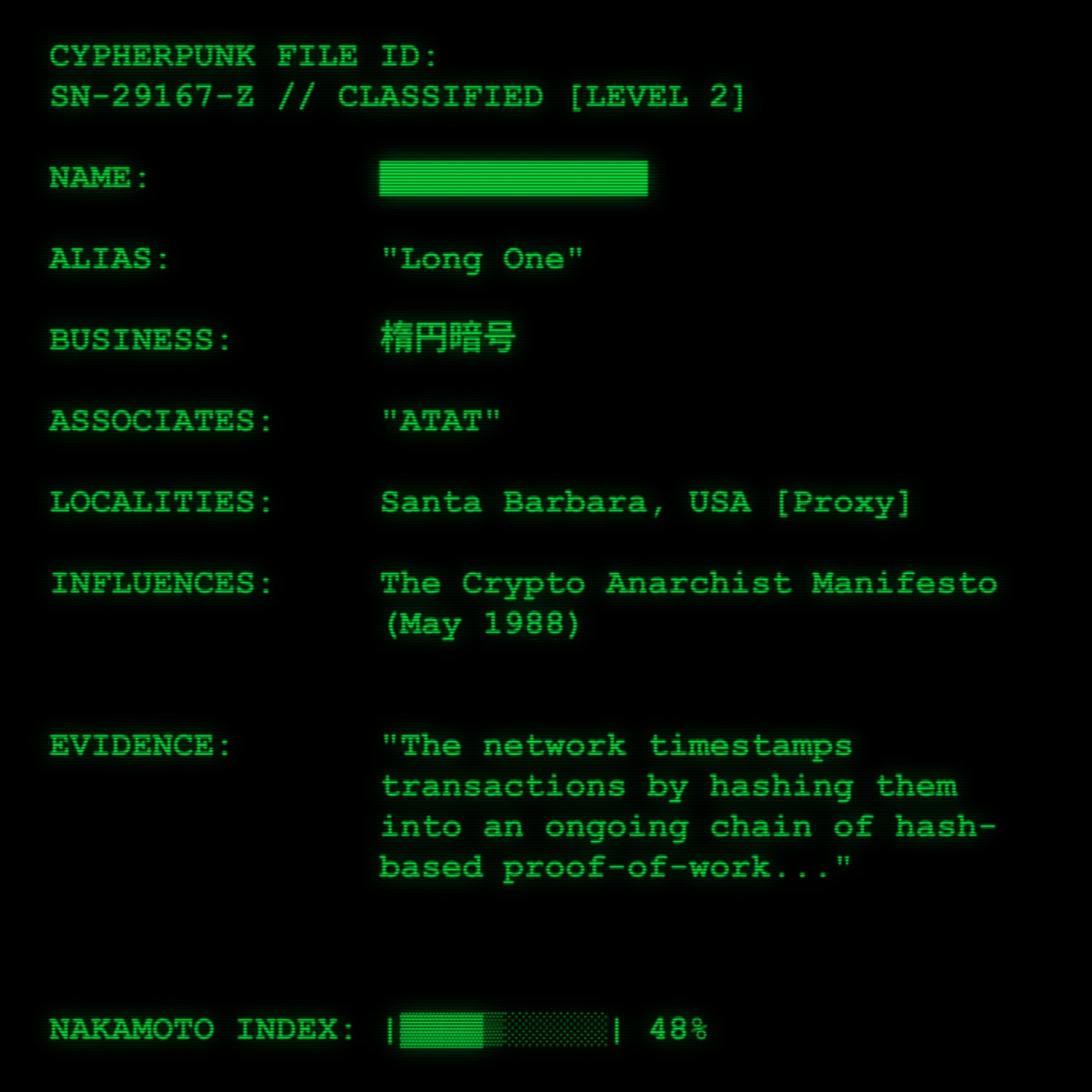 CYPHERPUNK FILES #2611