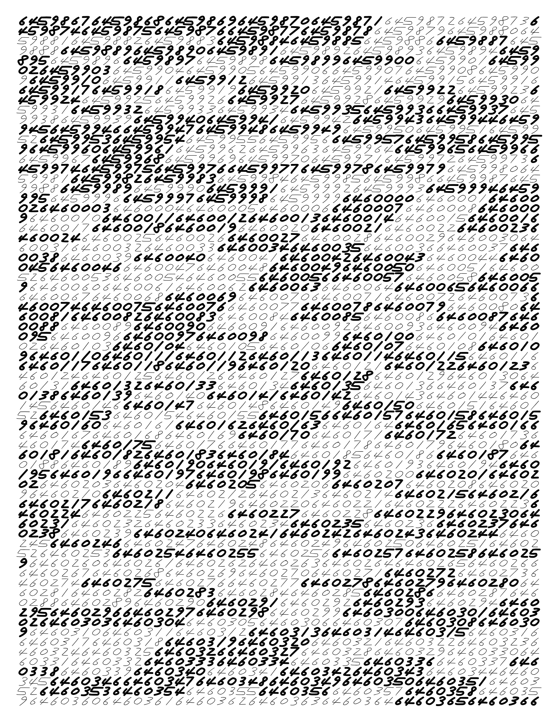 Endless (5,607,250 to Infinity) #2938