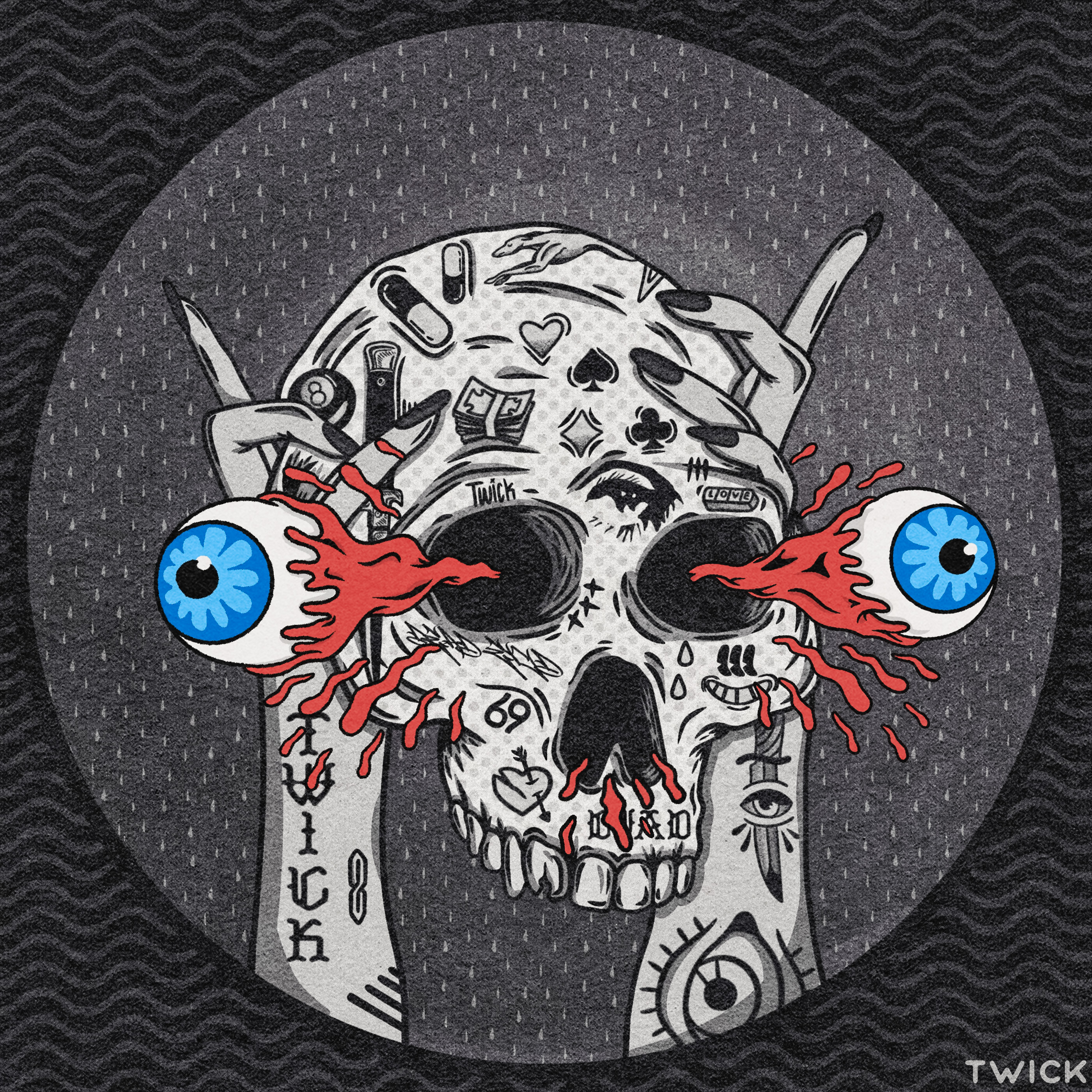 CORRUPTED FLASH SKULL OF LUCI