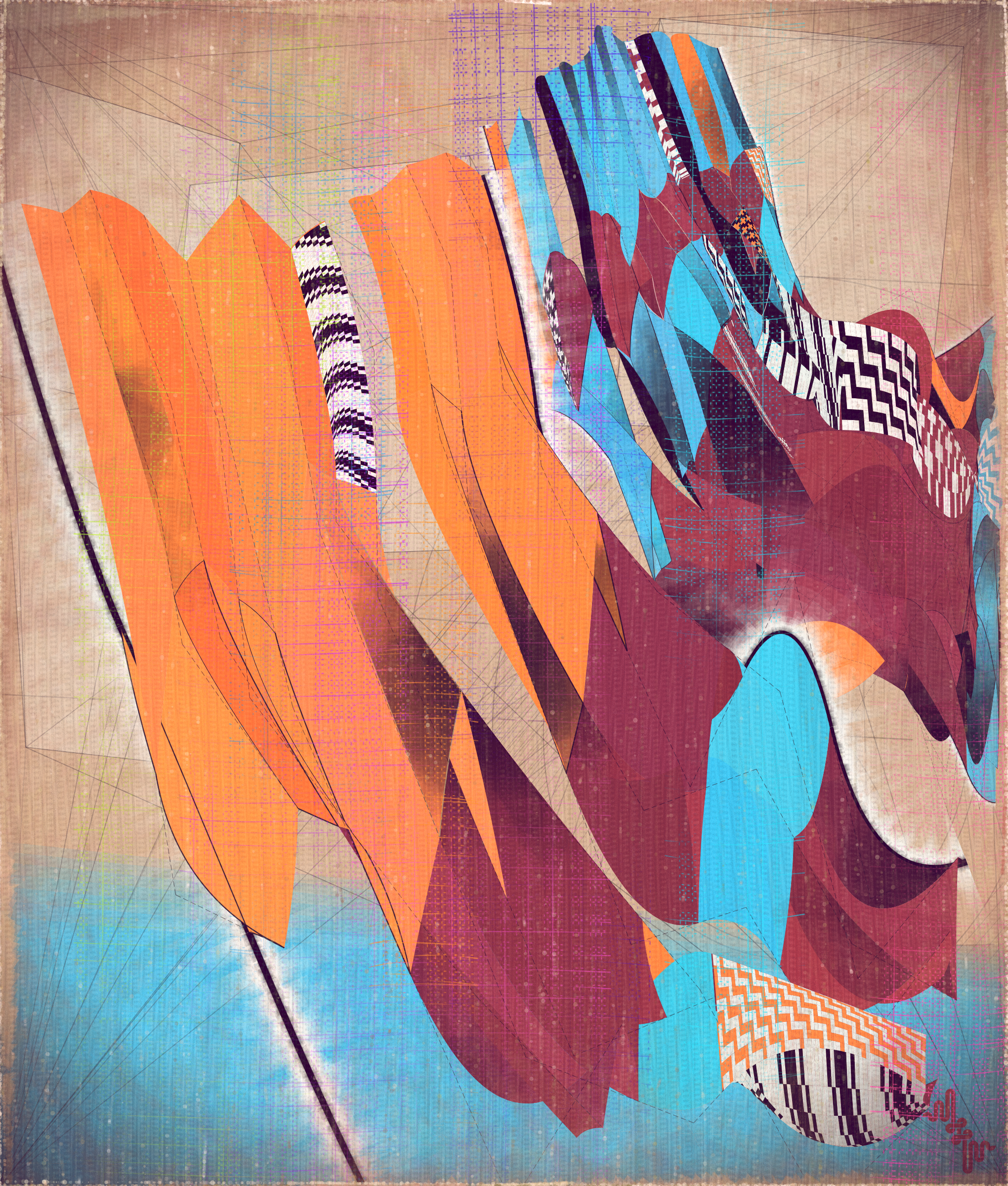 Amplitudes of Canvas #54