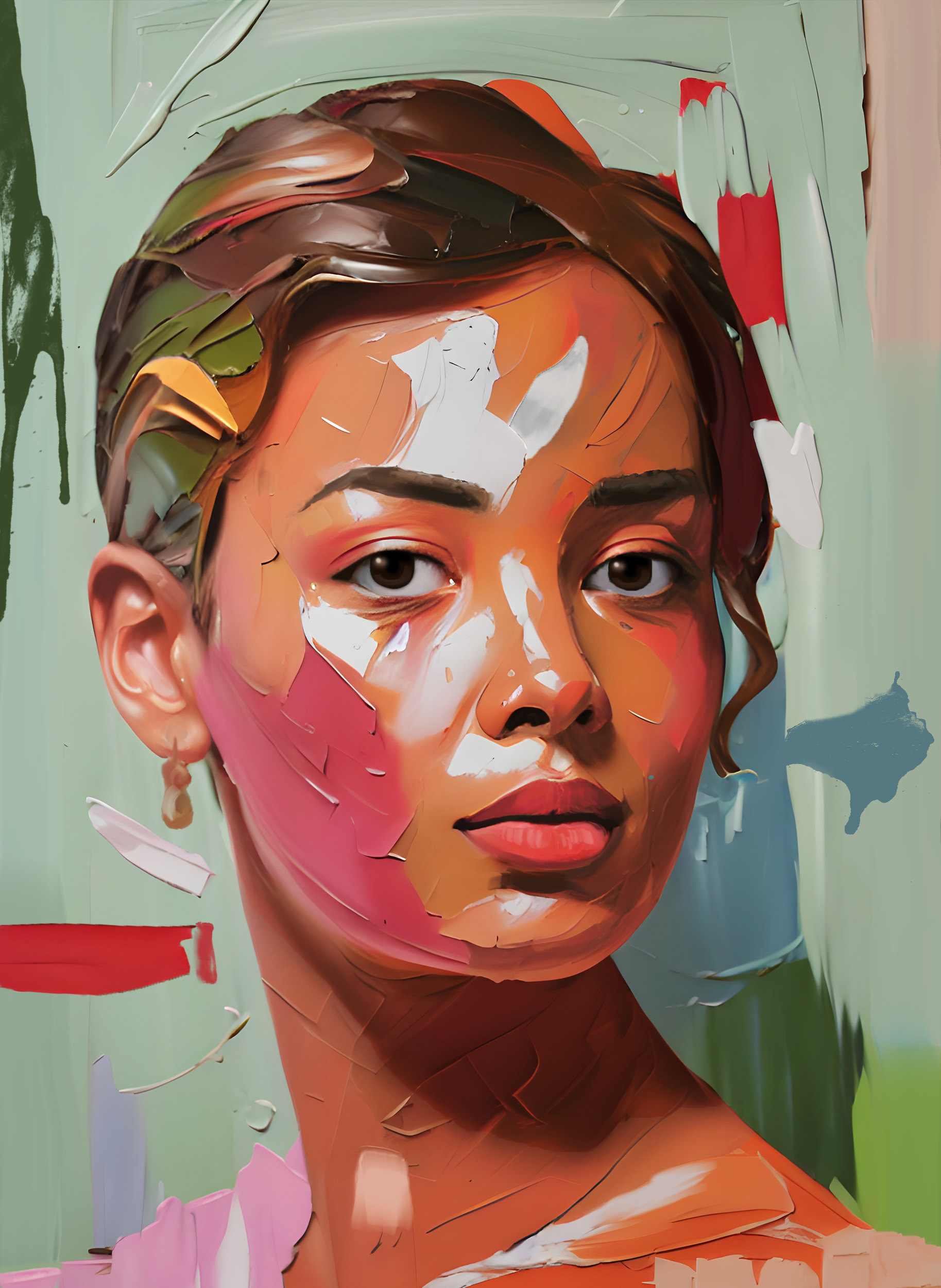 Impasto Portraits #5