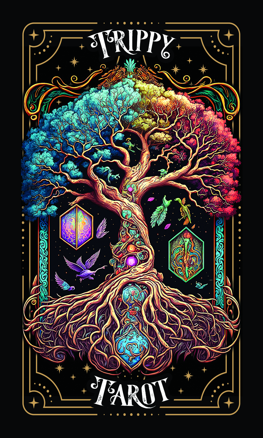 Trippy Tarot B-Side Cover