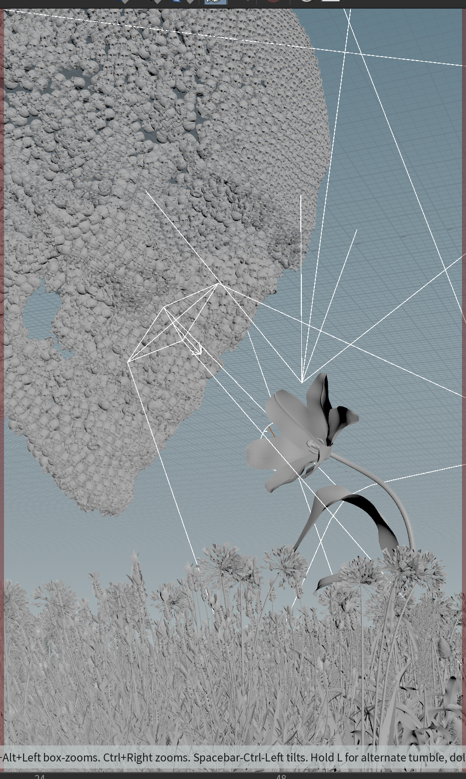 "Death Stops To Smell The Flowers" Bidders' Edition