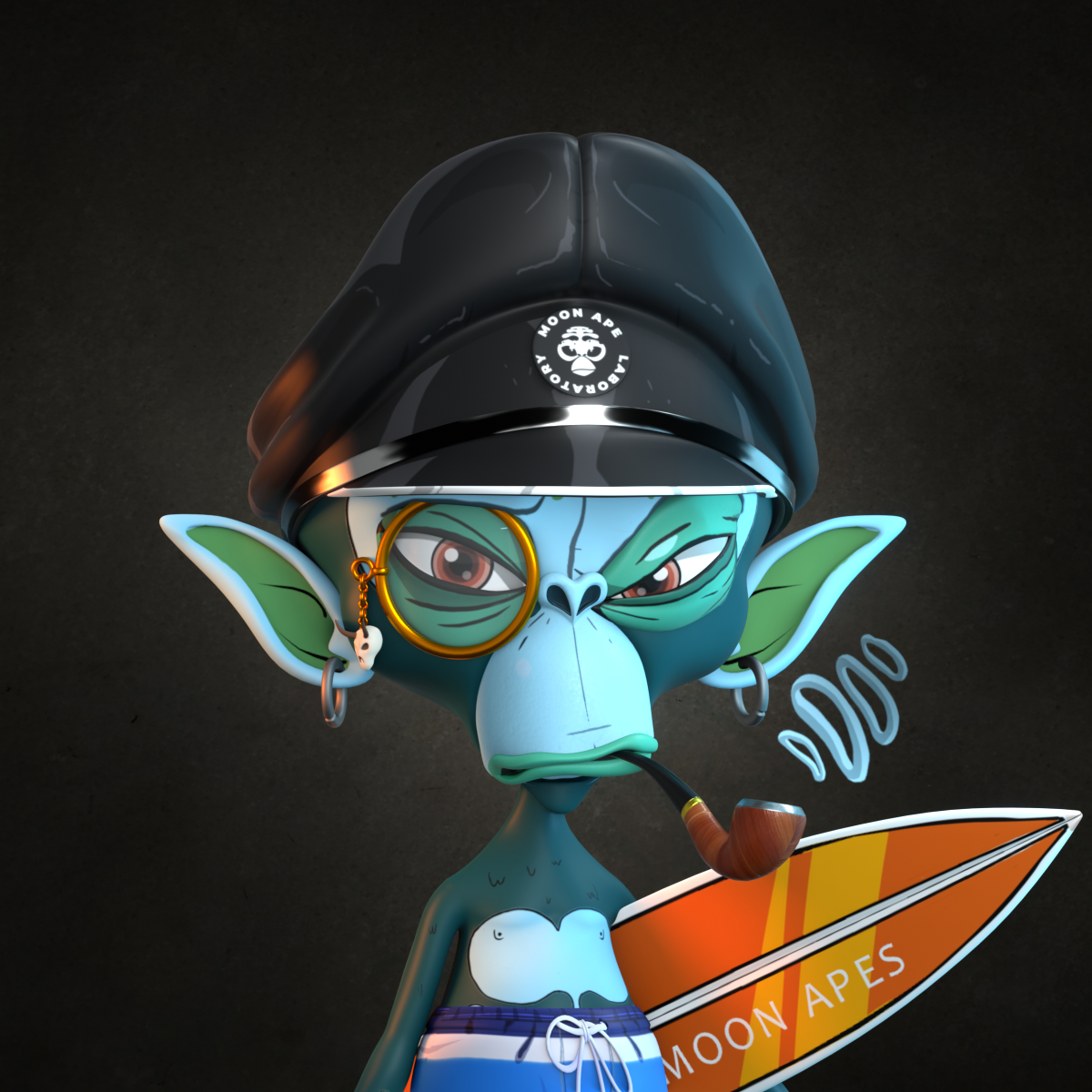 Moon Ape Lab 3D #1668