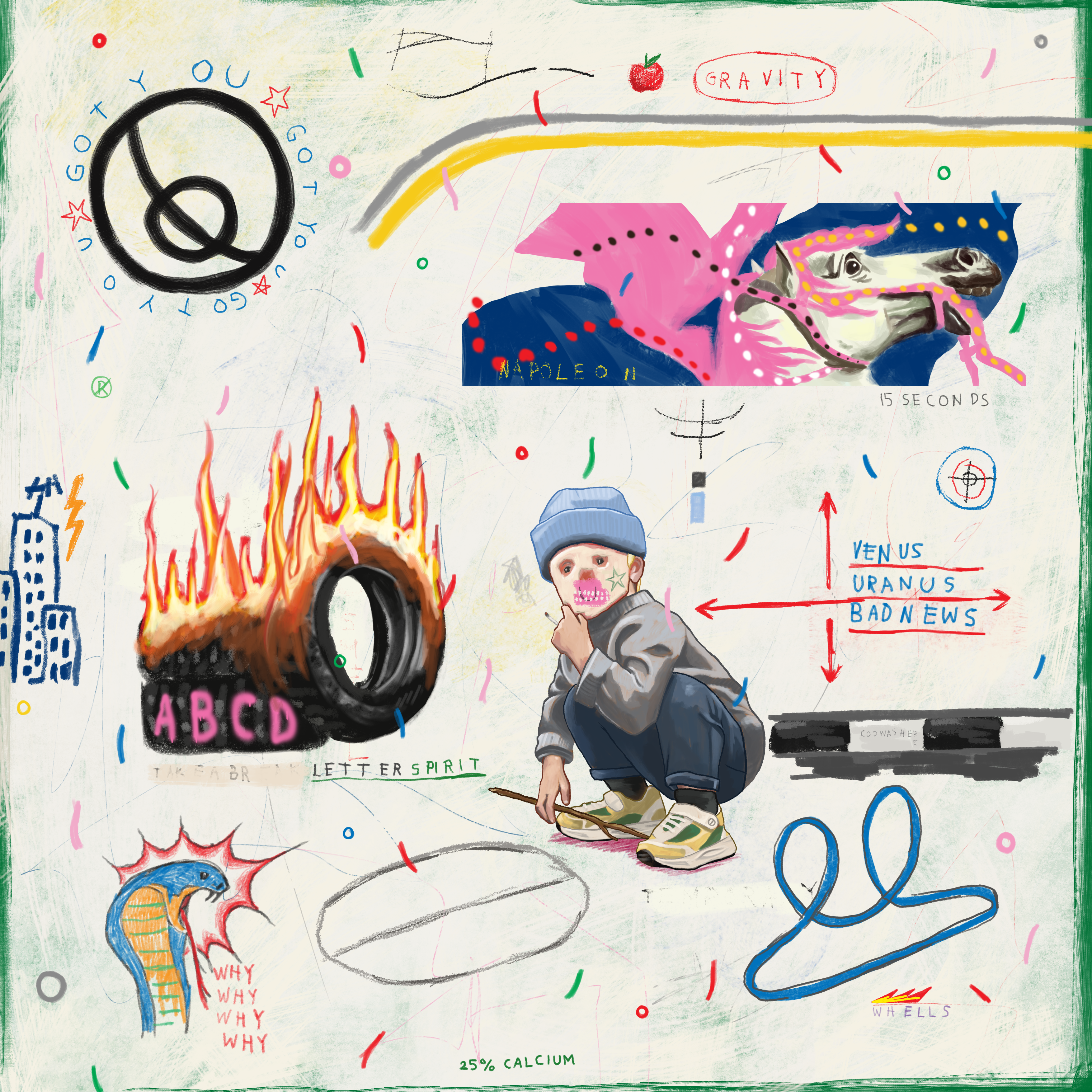 GRANDMOTHER'S HOUSE IS A CANVAS #1/10