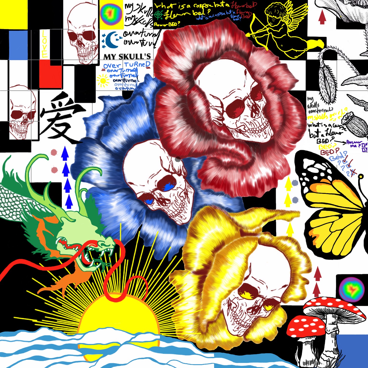 My skull's overturned