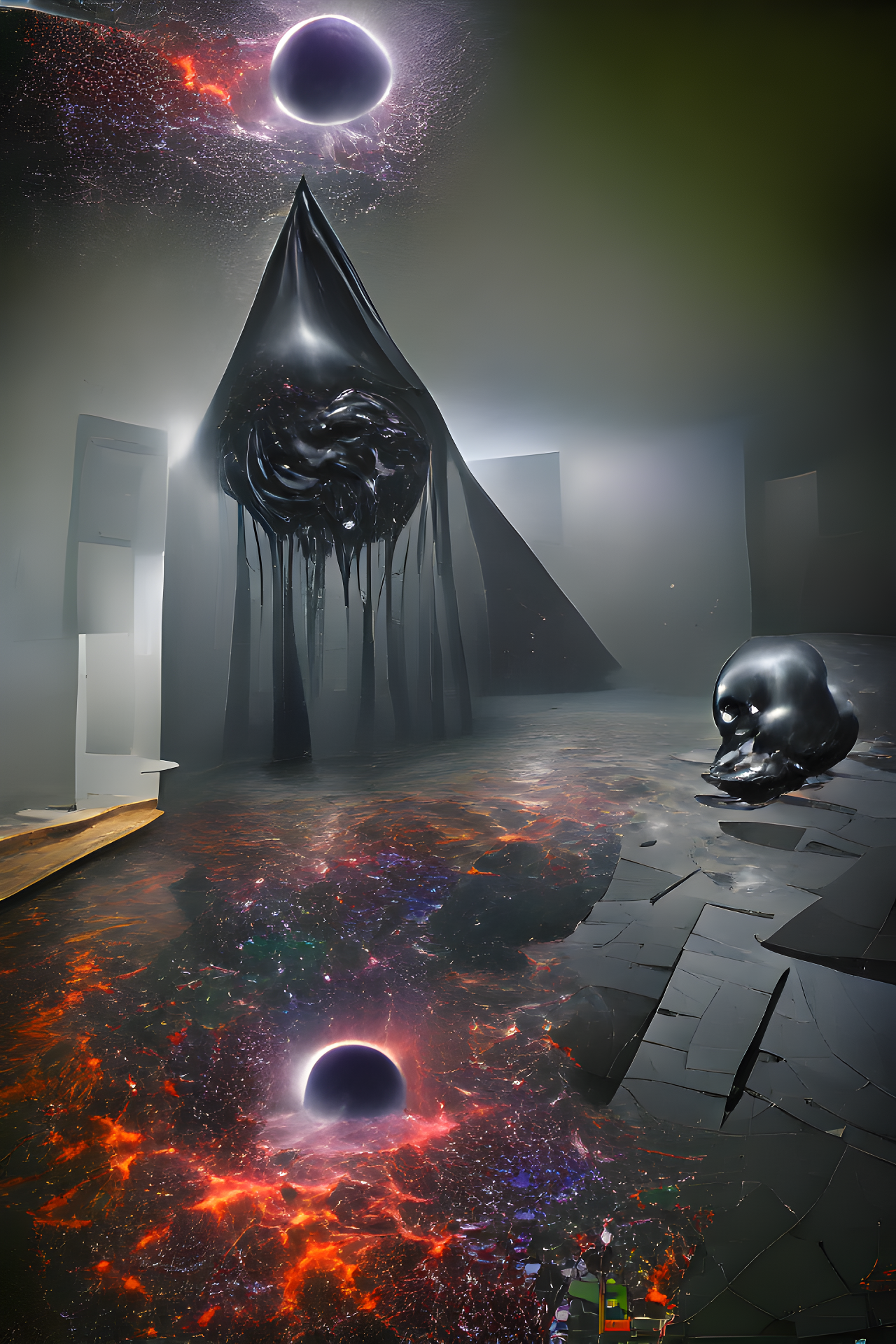 I dreamt of the black void in my room