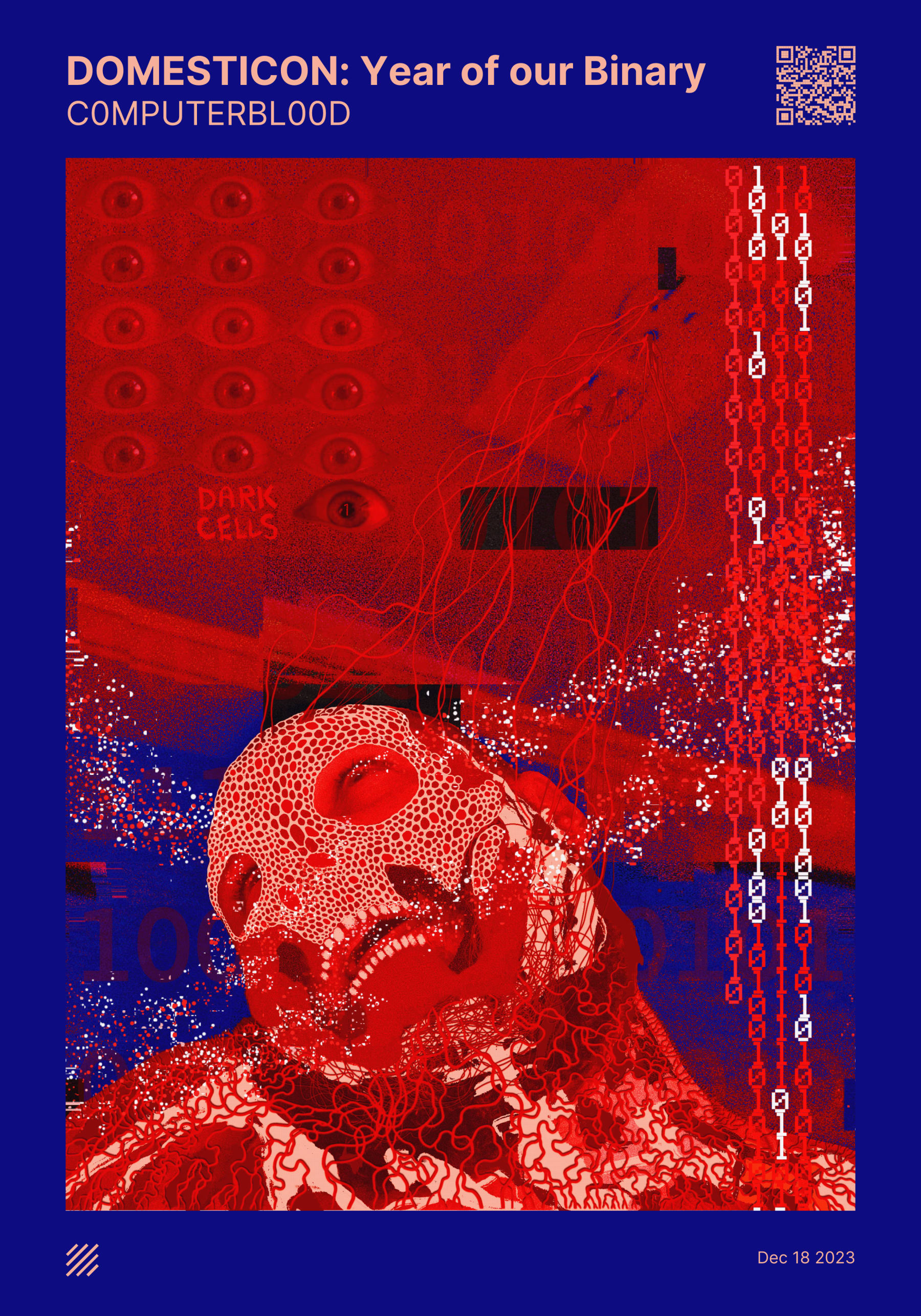 C0MPUTER BL00D DOMESTICON: Year of our Binary v.001 (Self Portrait) by C0MPUTERBL00D_Whalesink