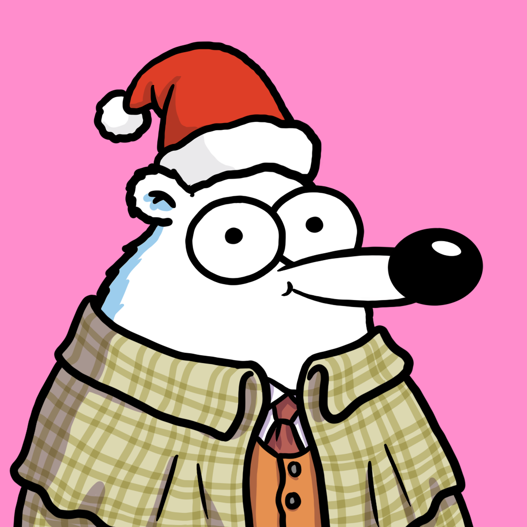 Fluffy Polar Bear #1336