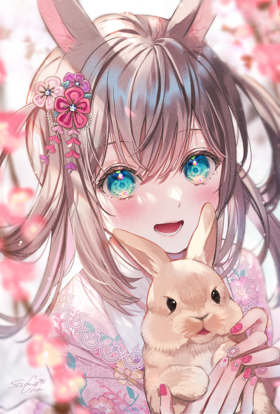 Rabbit welcomes spring