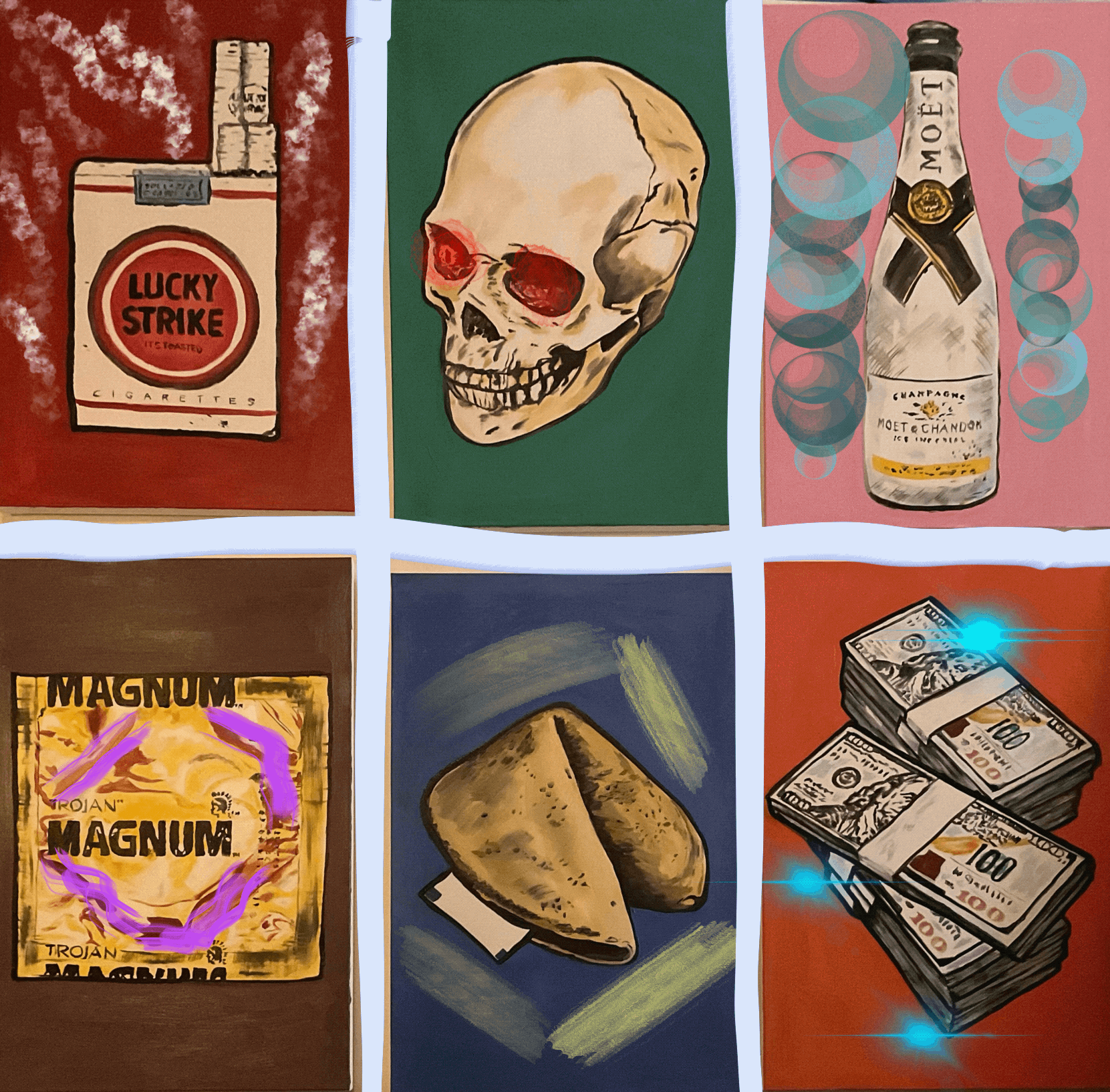 FORTUNATE OBJECTS (PROOF OF CONCEPT ART)