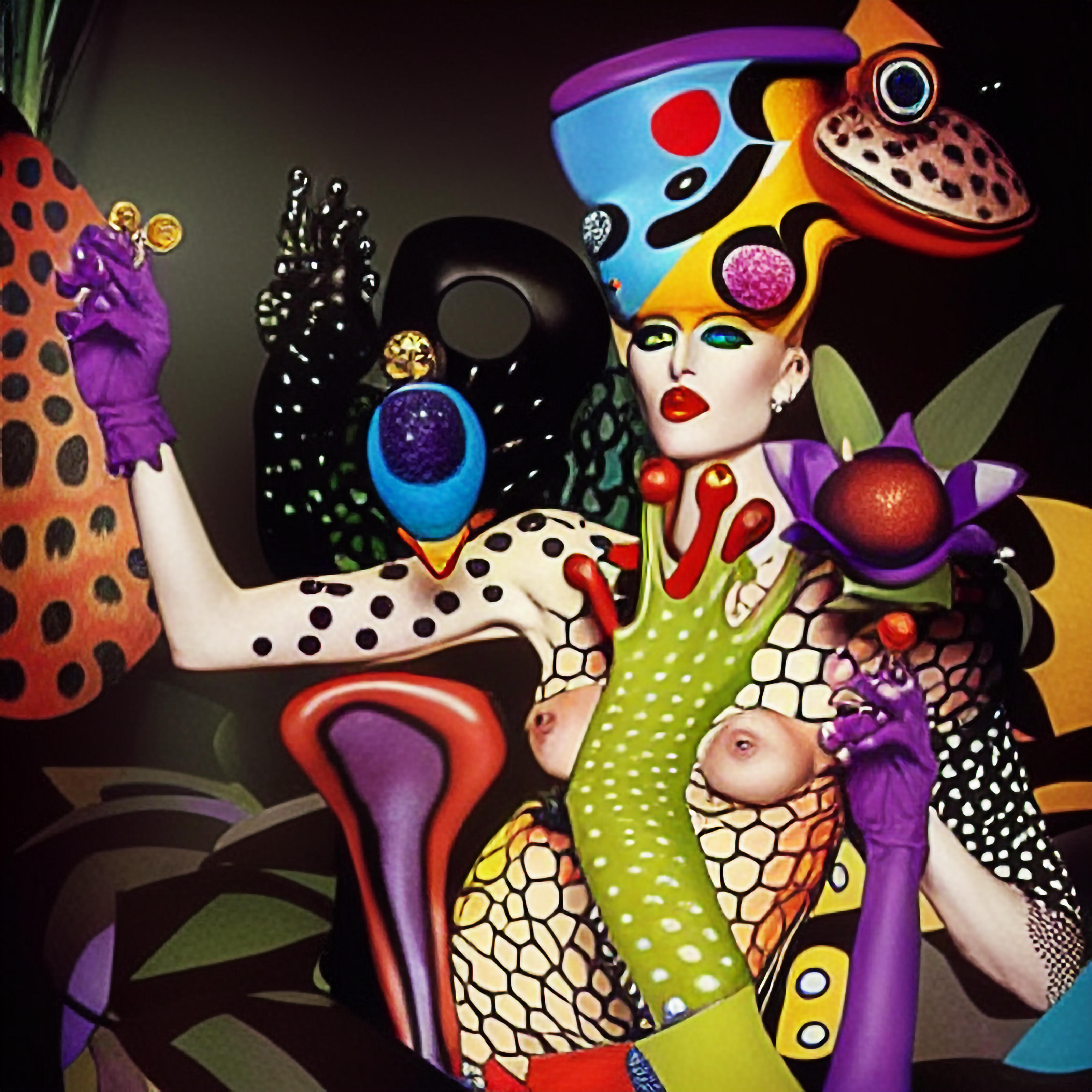 Self-Portrait in Lunaria