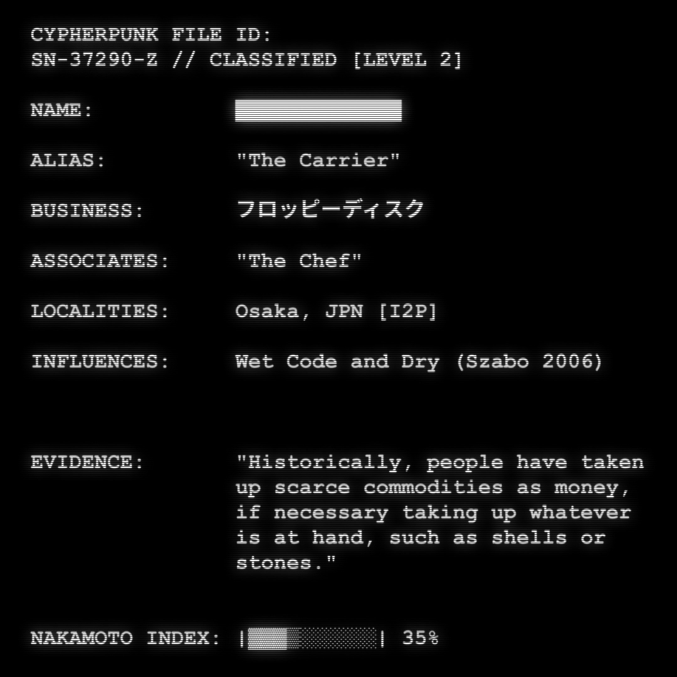 CYPHERPUNK FILES #209