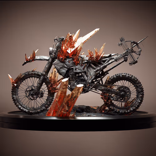 Red Crystal Bike