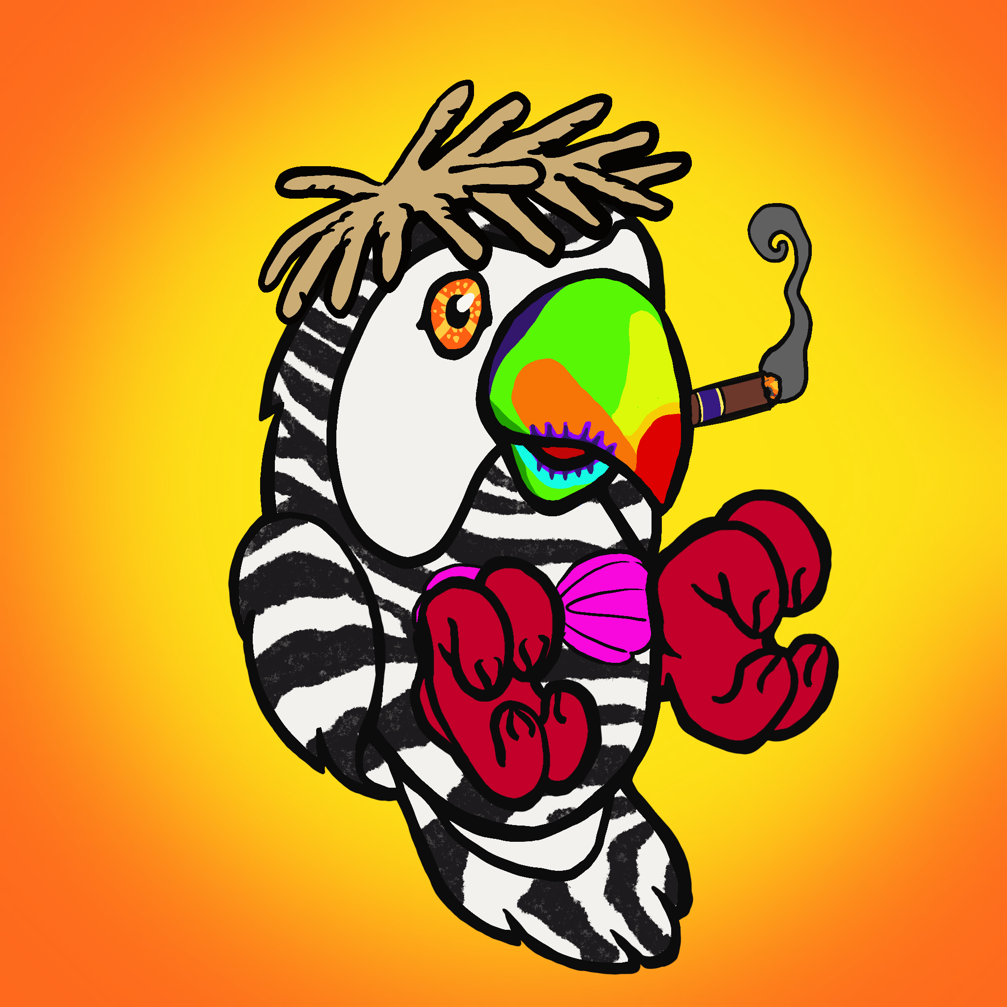 Barefoot Parrots #1170