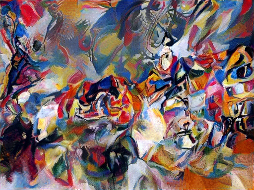 Ri Tuebingen Neckarfront - Gi Kandinsky Composition,
"A Neural Algorithm of Artistic Style", Figure  2