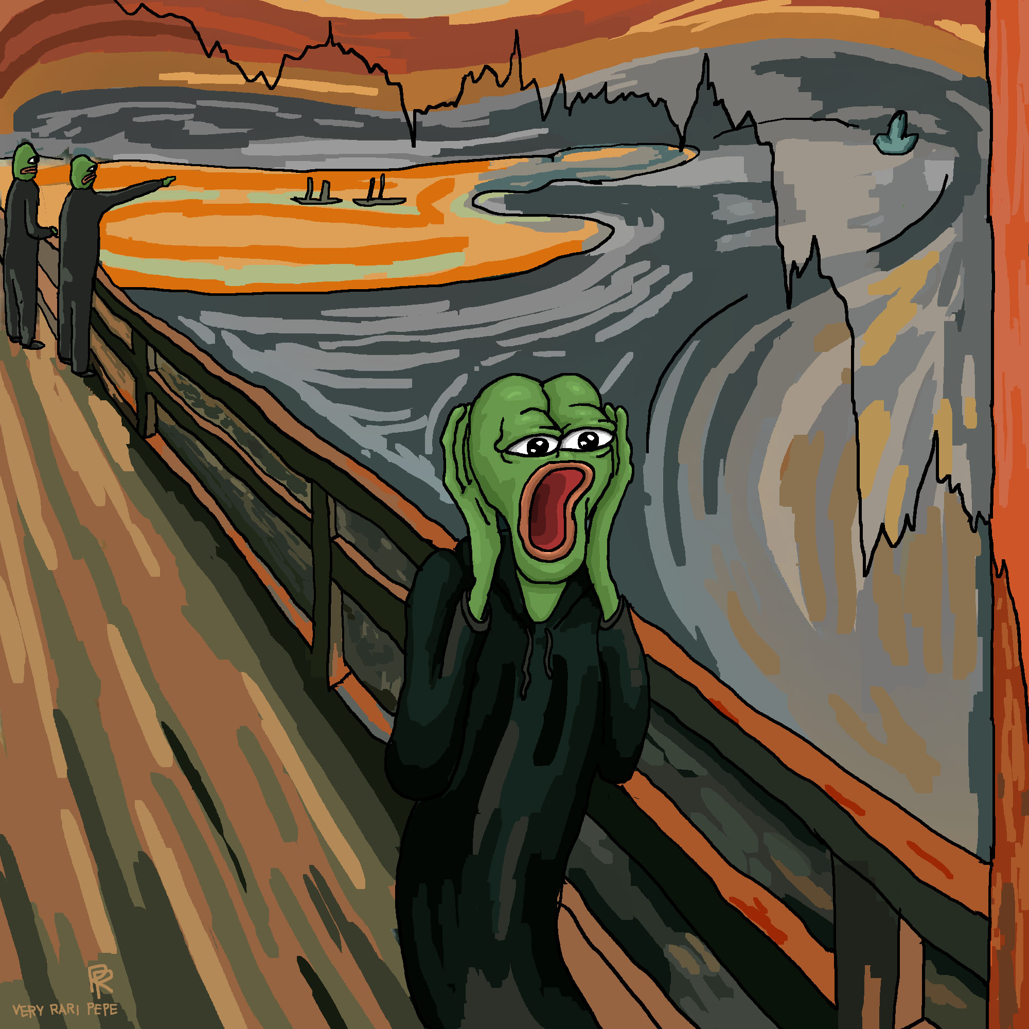 Pepard Munch The Collapse of the Market.