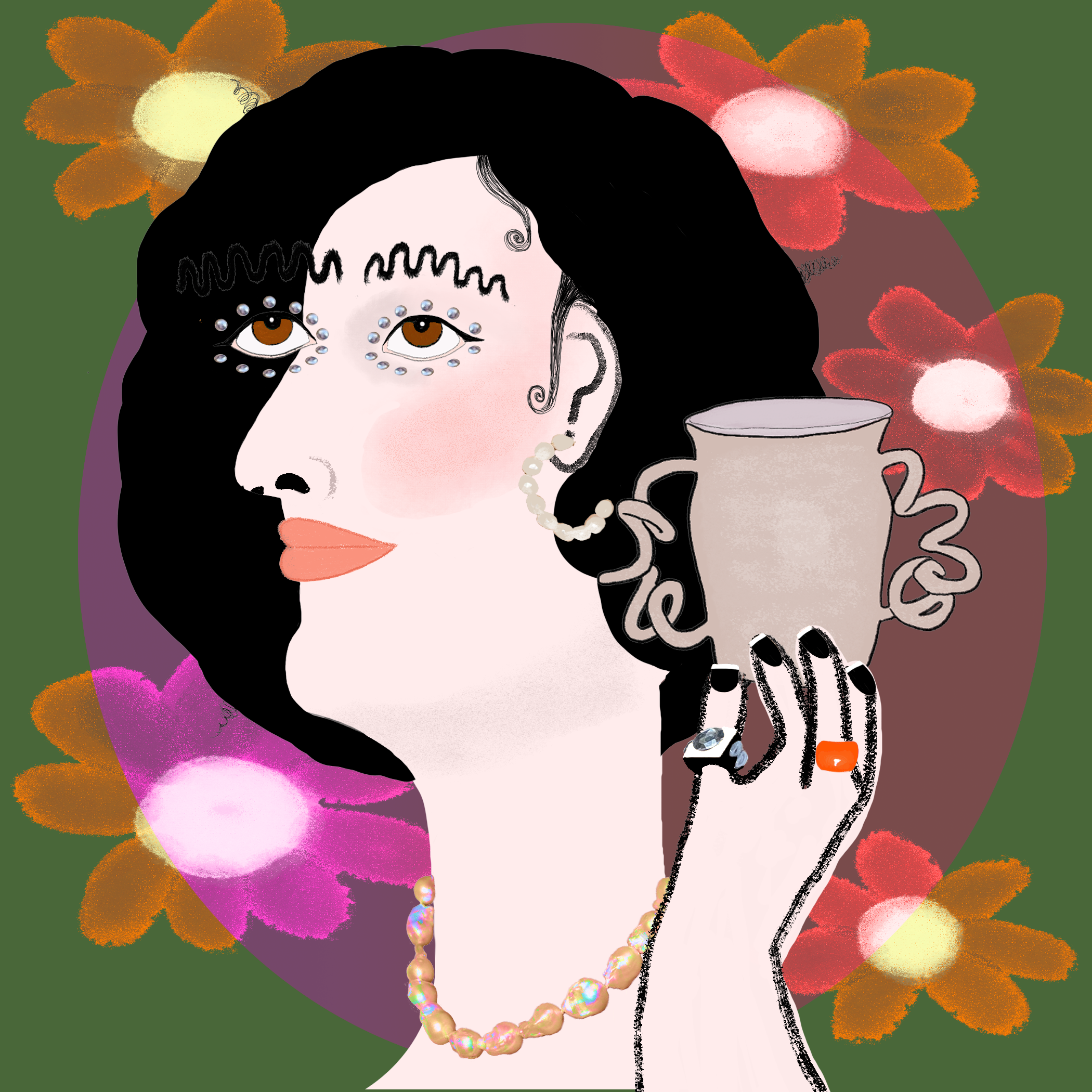 Women with Vases #46