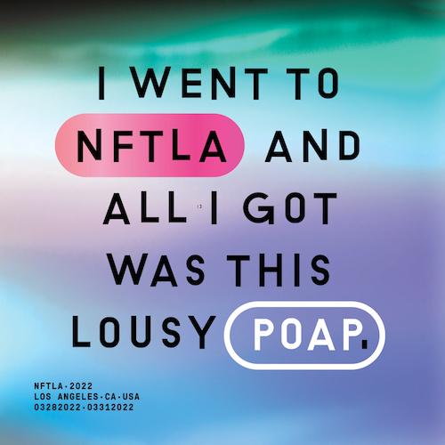 NFT LA 2022 POAP #34