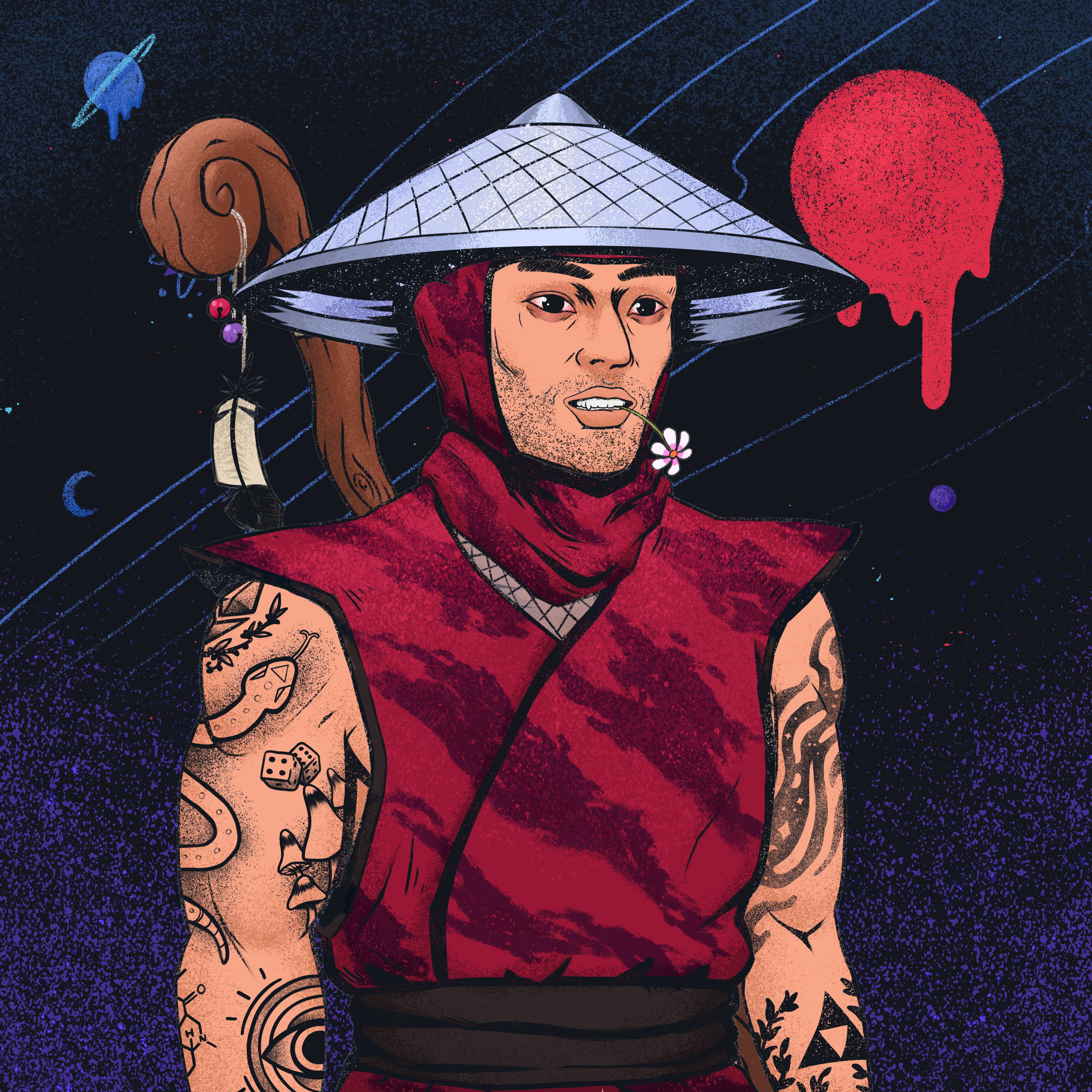 Tie Dye Ninja #2533