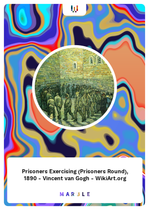Prisoners Exercising (Prisoners Round), 1890 - Vincent van Gogh - WikiArt.org