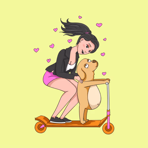 Bad Bitches On A Scooter