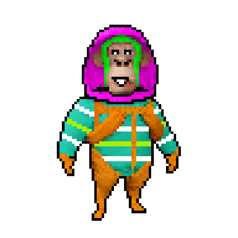 Pixel Radioactive Ape #248