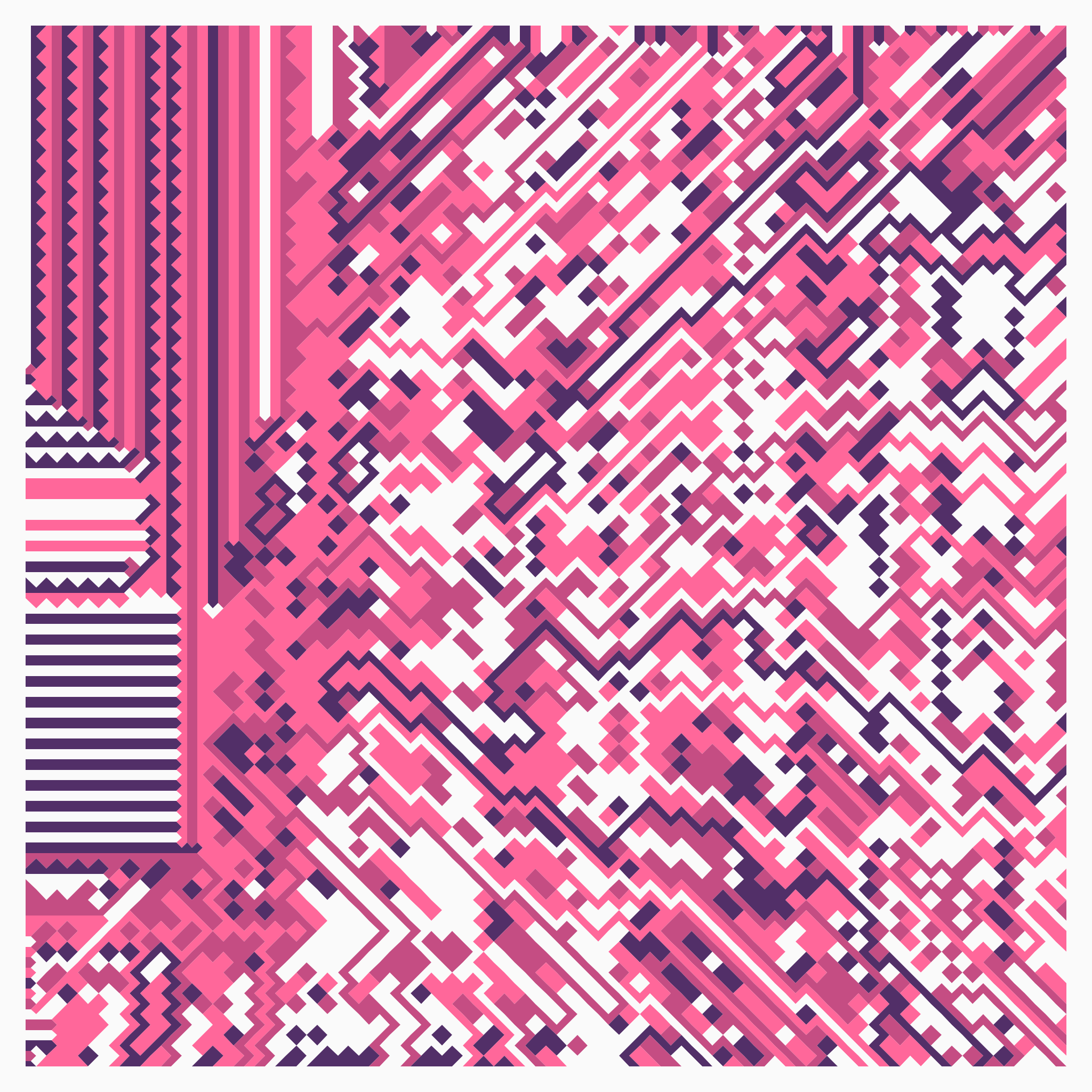 cozy magenta lunchroom