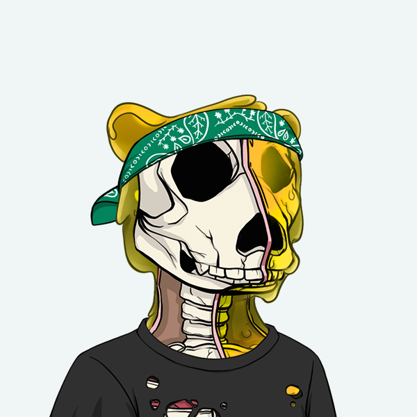 Zombie Okay Bear #3515