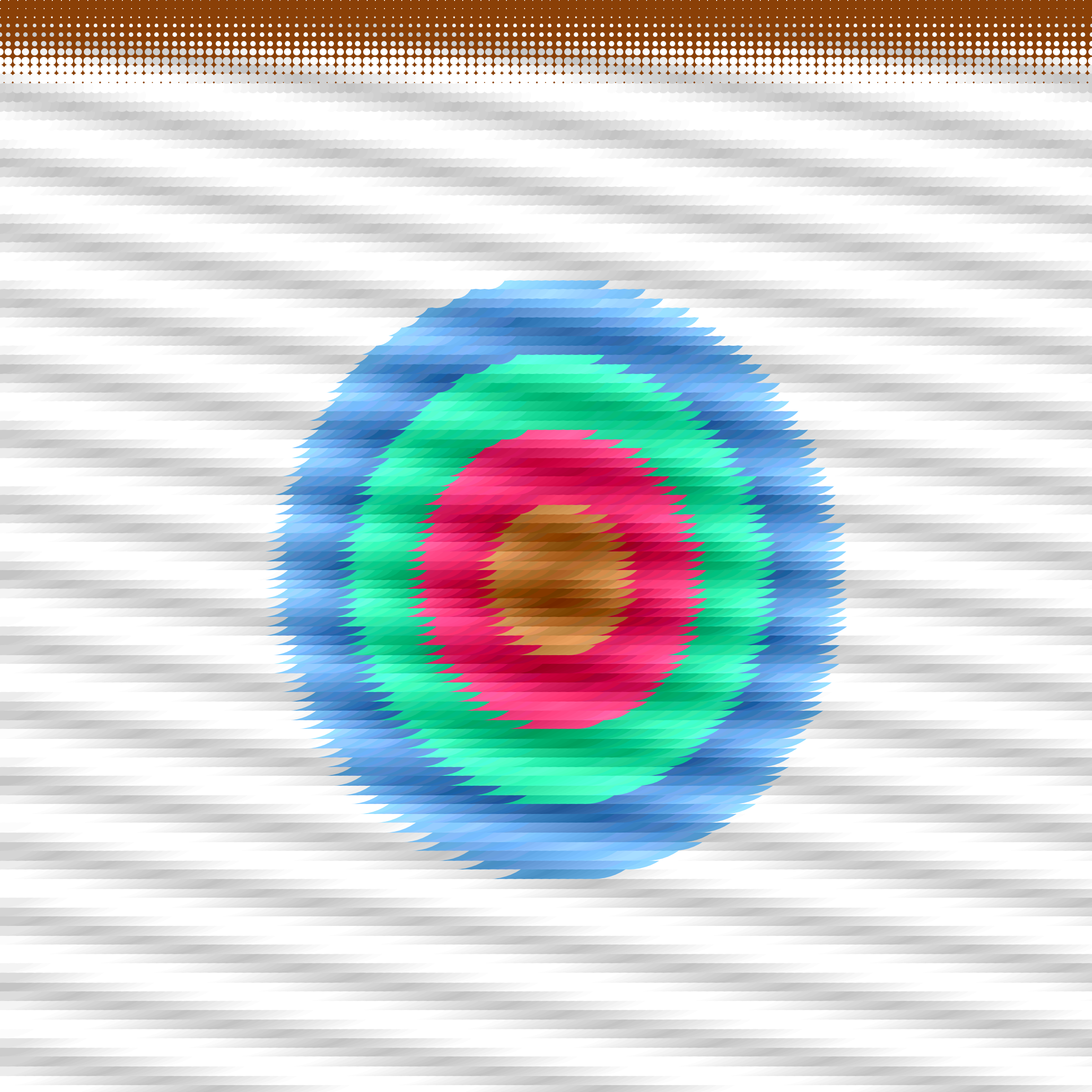 Dot Matrix Gradient Study #54