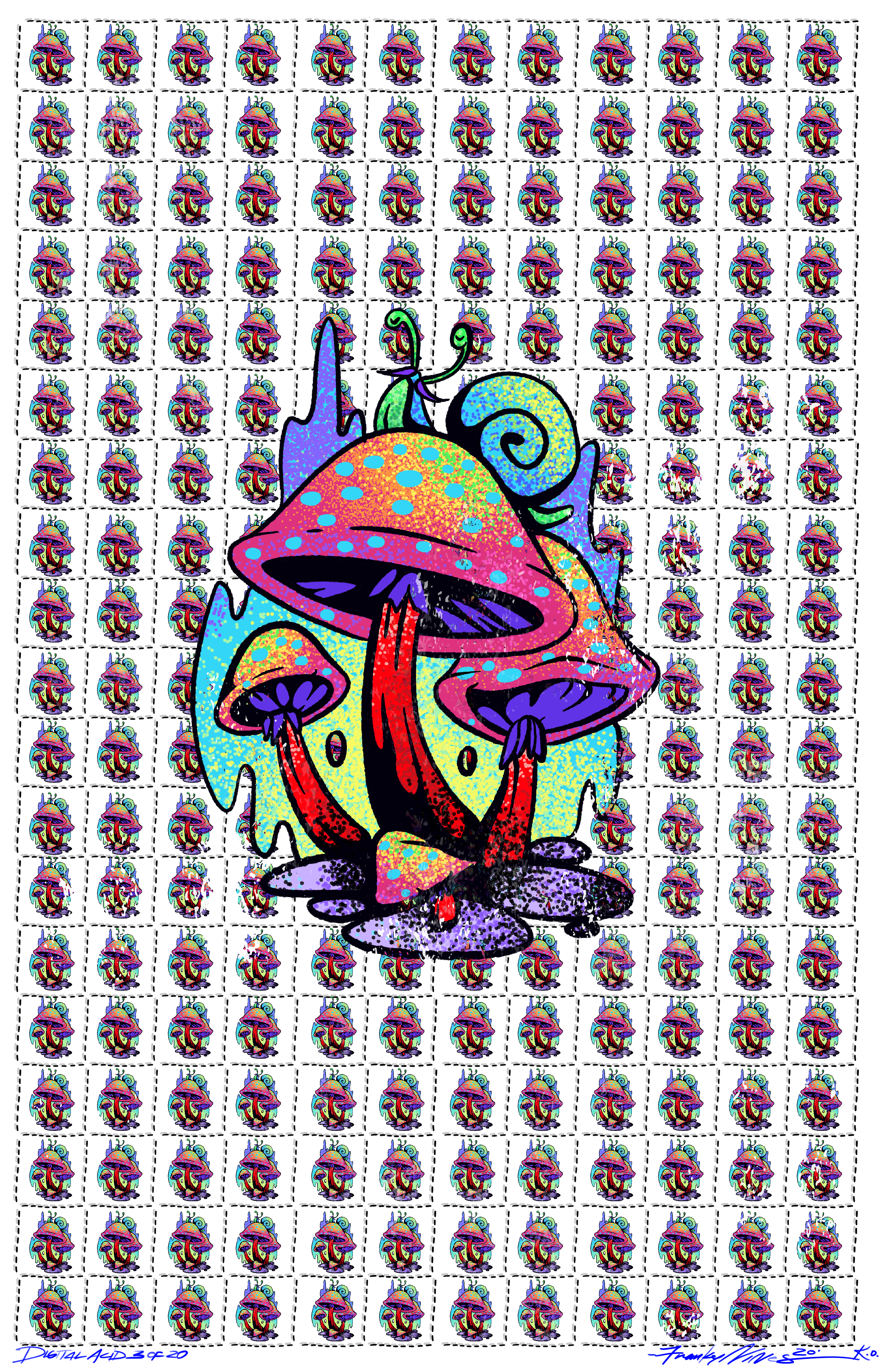 Digital Acid Sheet 3 - Shroom Boom!